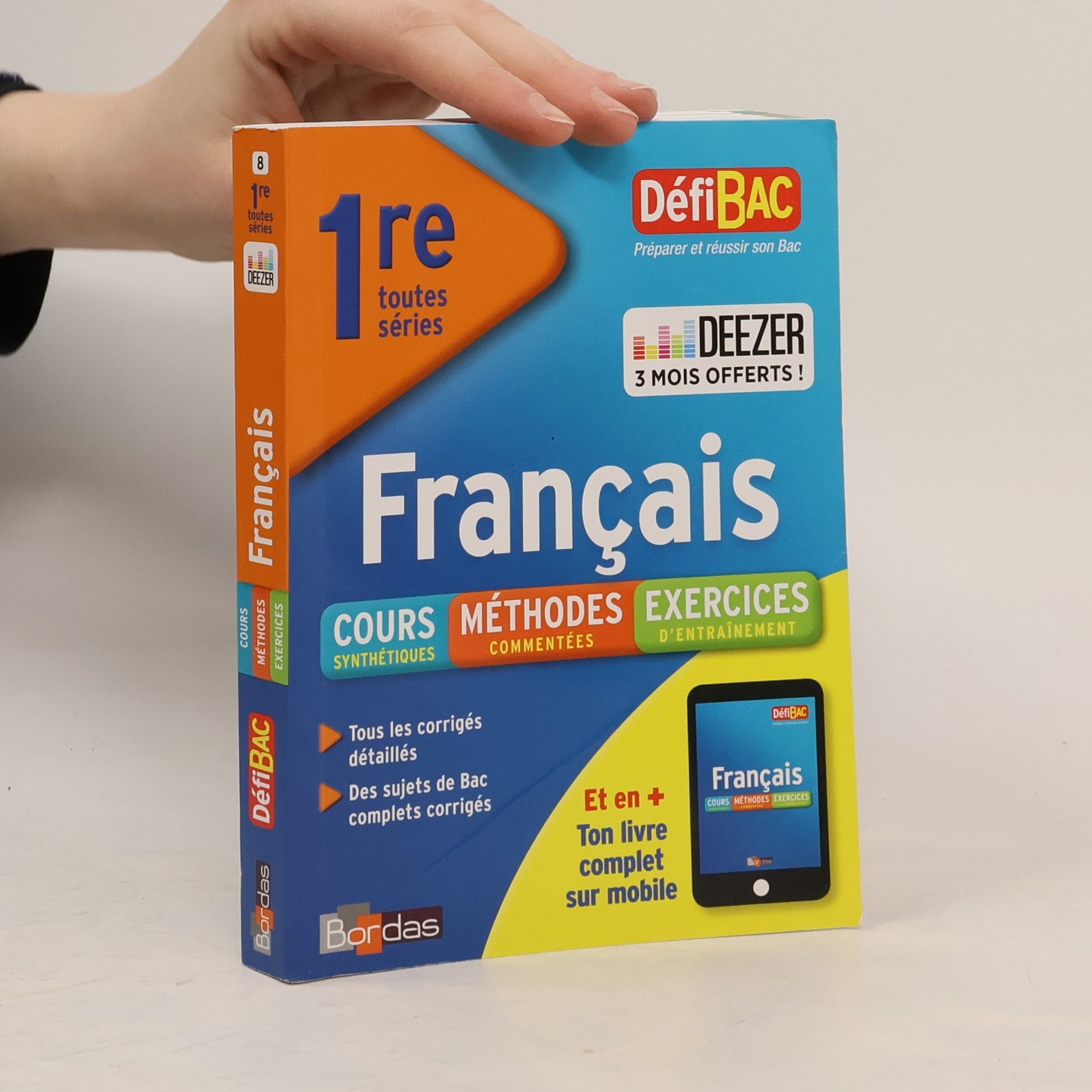 Sylvain Ledda DéfiBAC Français - cours méthode exercices - écrit et oral - 1ère toutes séries