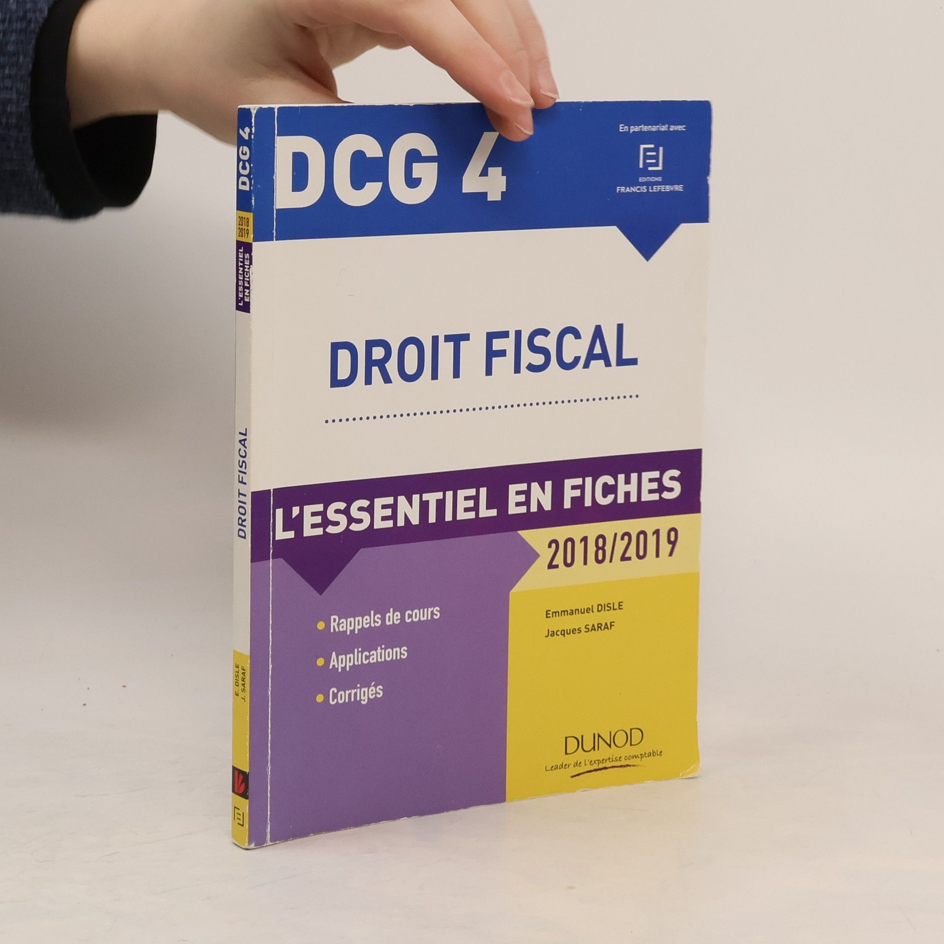 Emmanuel Disle Droit fiscal DCG 4