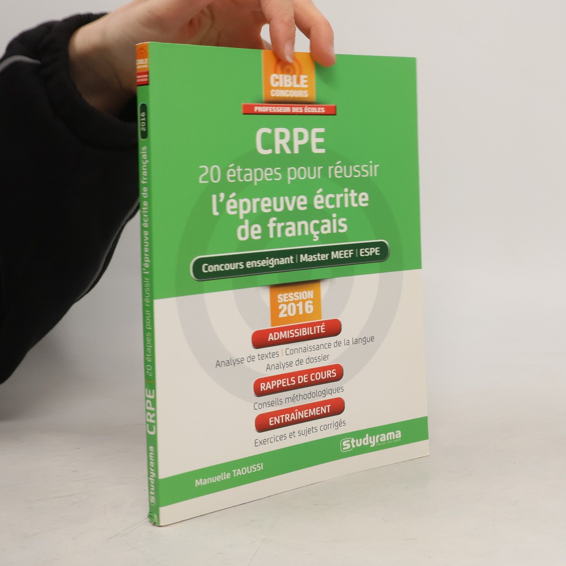 Manuelle Taoussi CRPE 20 étapes pour réussir l'épreuve écrite de français