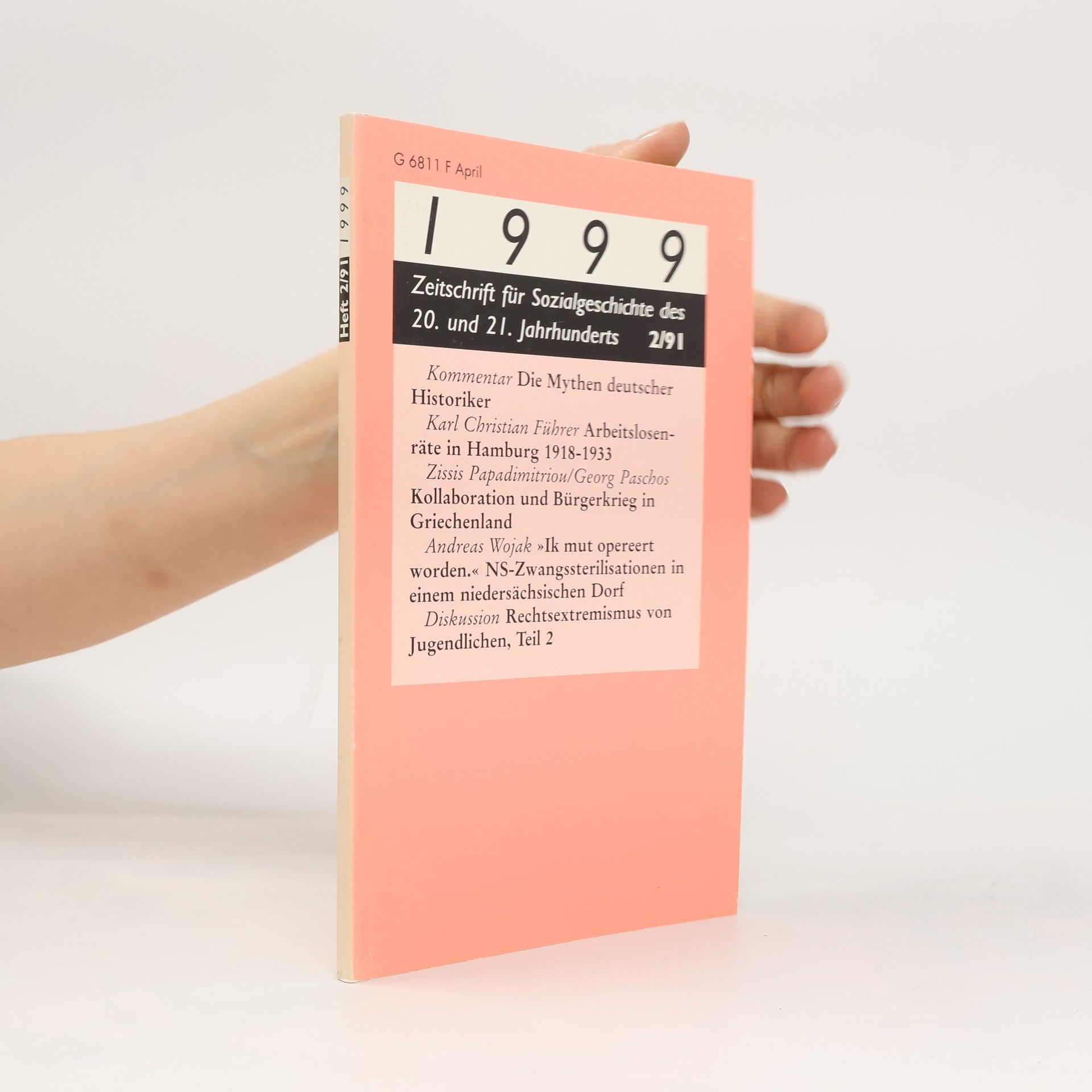 AA.VV. 1999 Zeitschrift für Sozialgeschichte des 20. und 21. Jahrhunderts 2/91