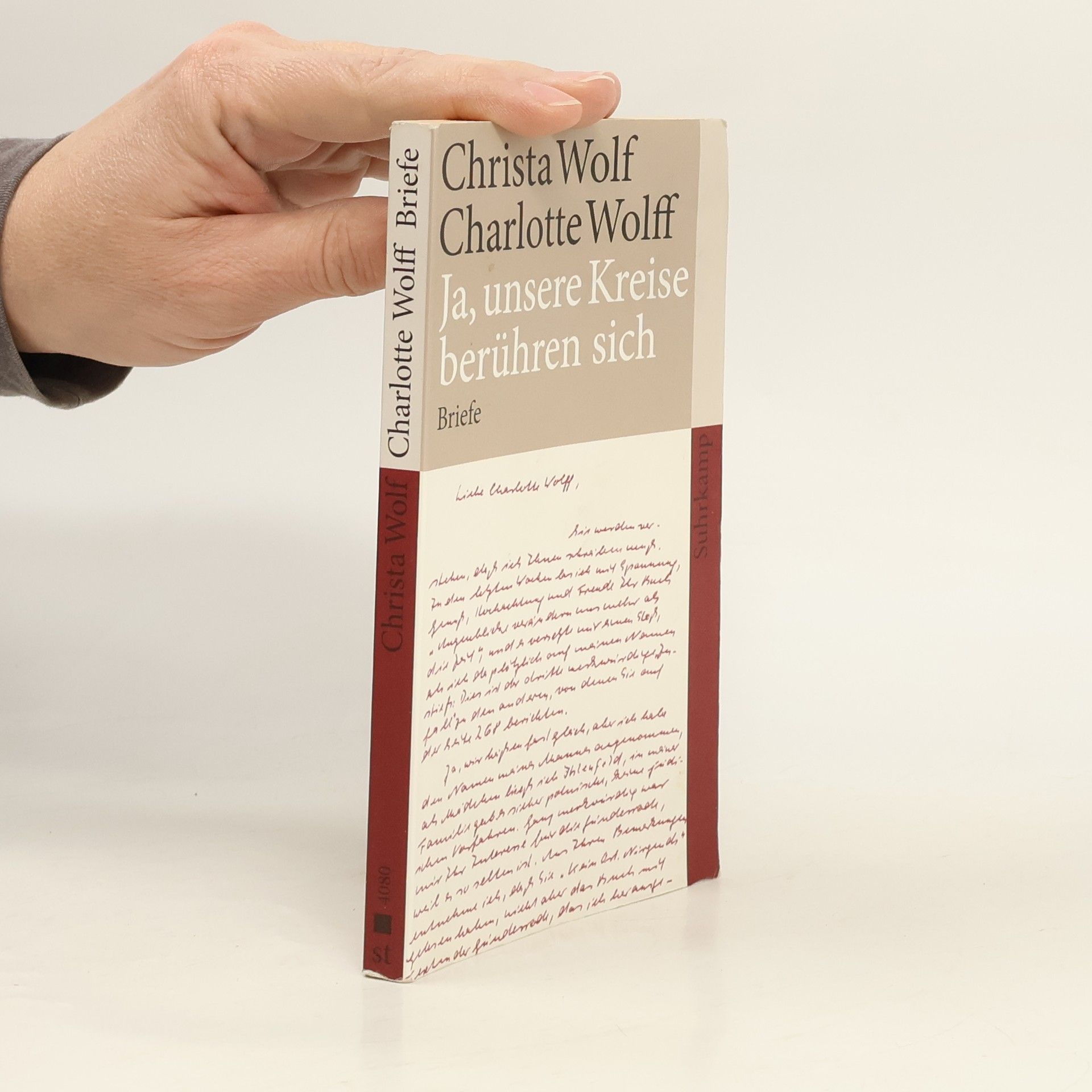 Christa Wolf Ja, unsere Kreise berühren sich