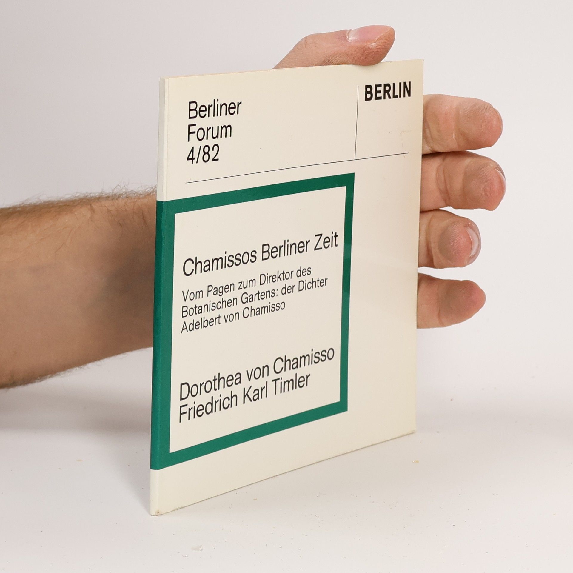 Dorothea von Chamisso Chamissos berliner Zeit