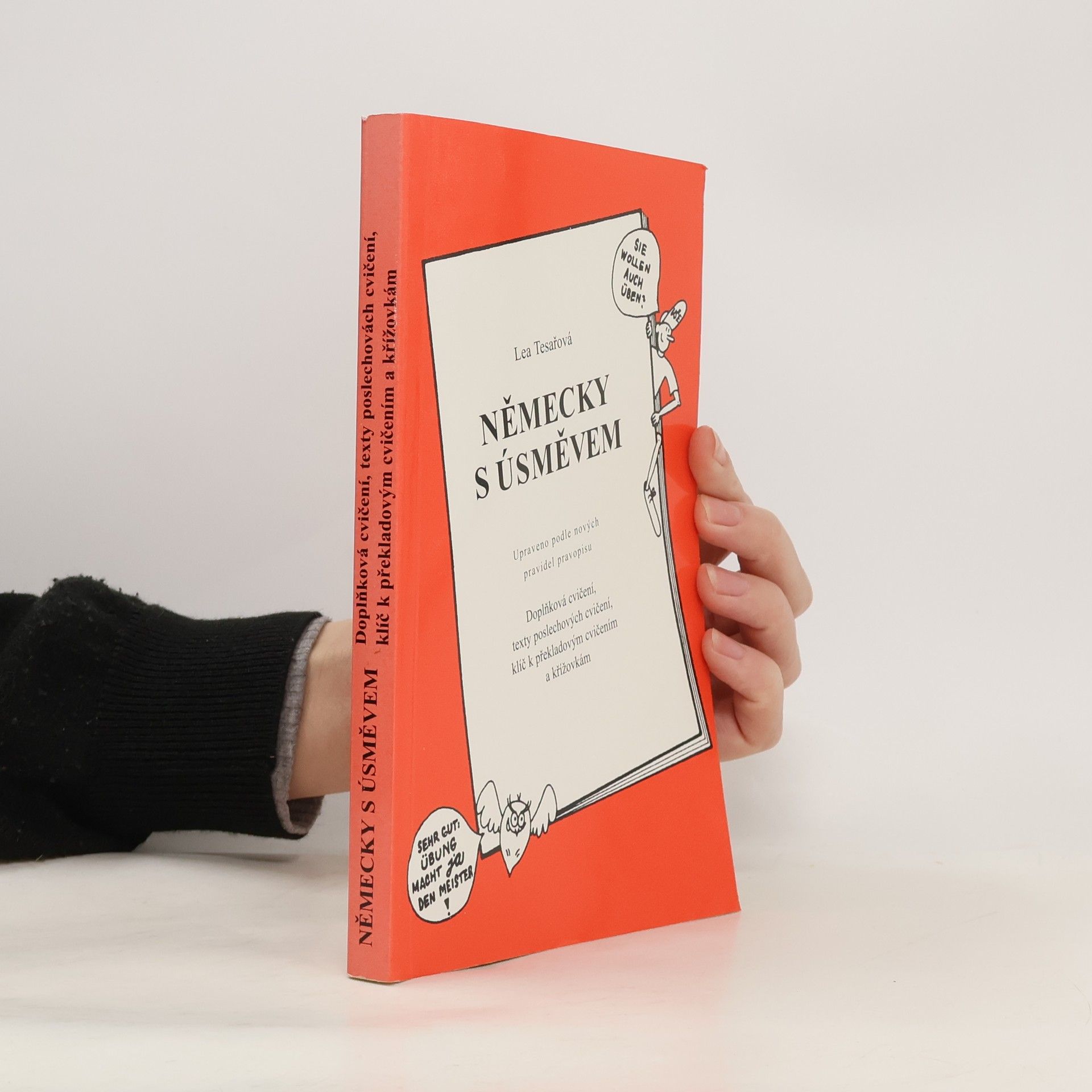 Lea Tesařová Německy s úsměvem : doplňková cvičení, texty poslechových cvičení, klíč k překladovým cvičením a křížovkám