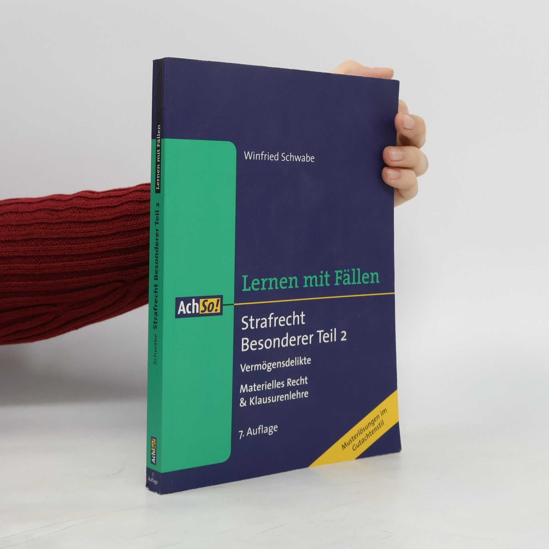 Winfried Schwabe Lernen mit Fällen - 2: Strafrecht besonderer Teil 2. Vermögensdelikte - 7. Auflage