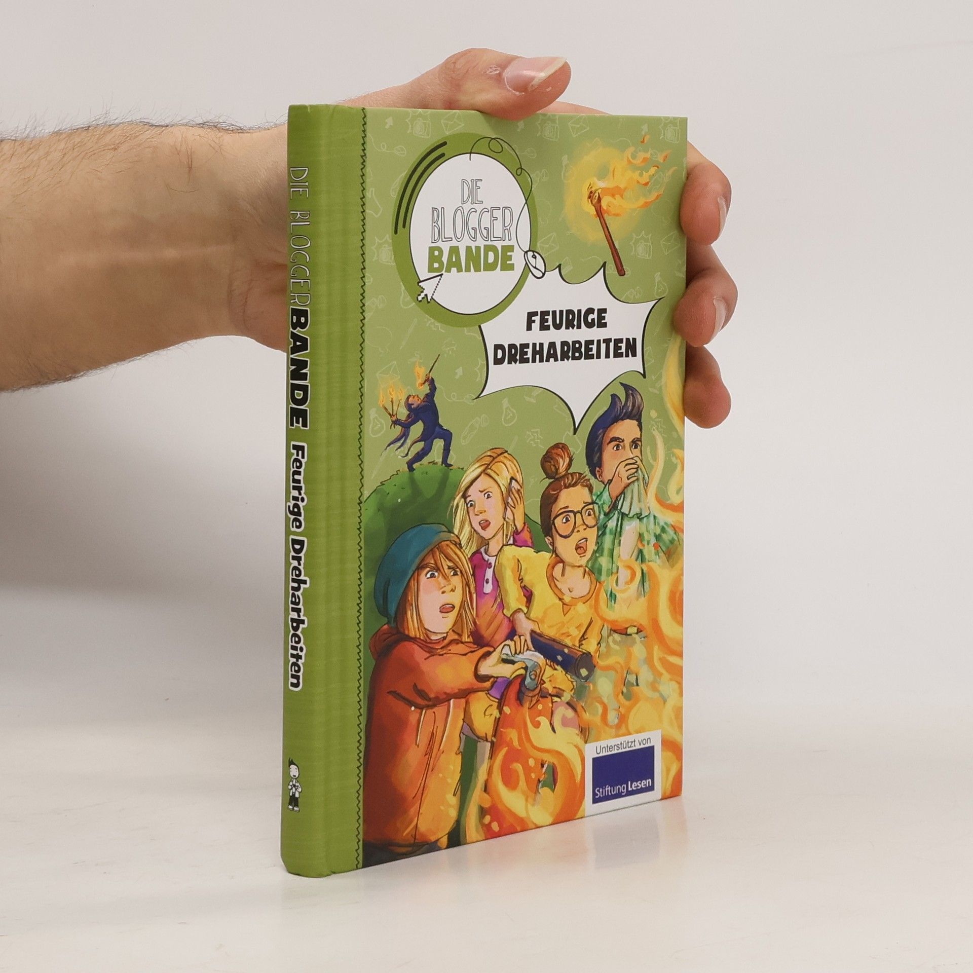 Julia Breitenöder Die Bloggerbande: Feurige Dreharbeiten