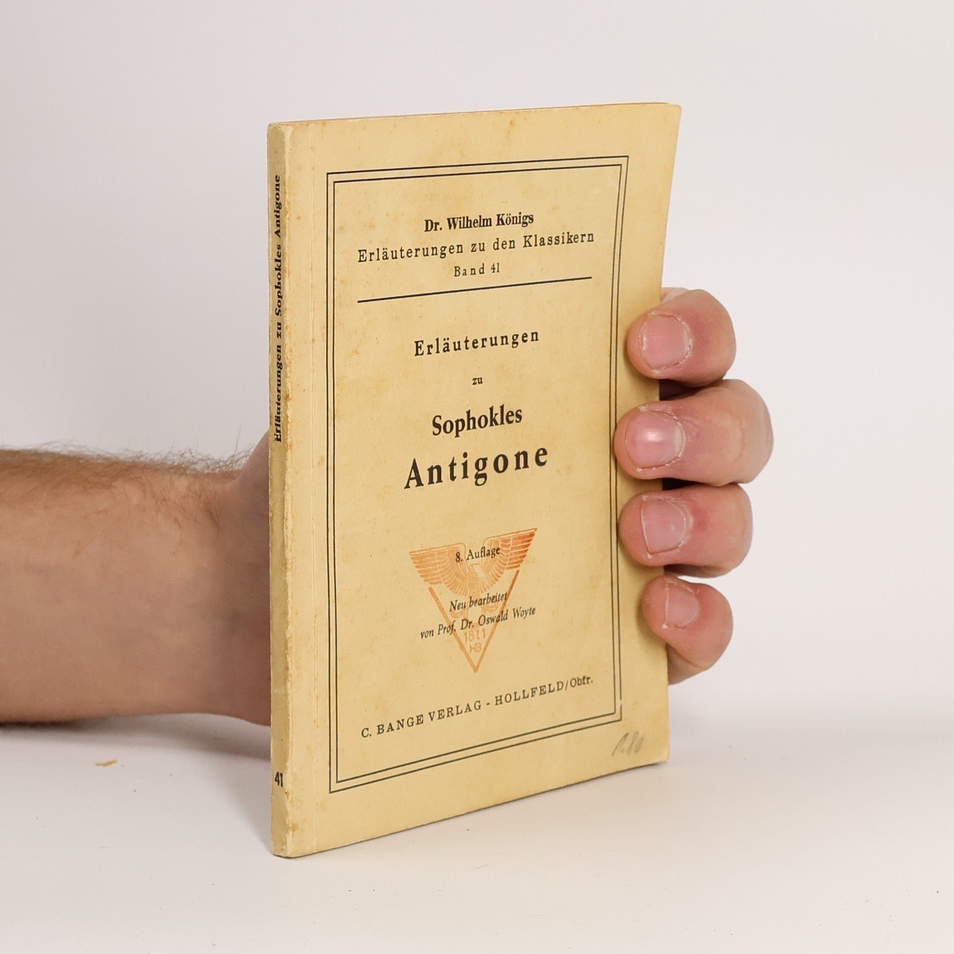 Wilhelm Königs Erläuterungen zu Sophokles Antigone