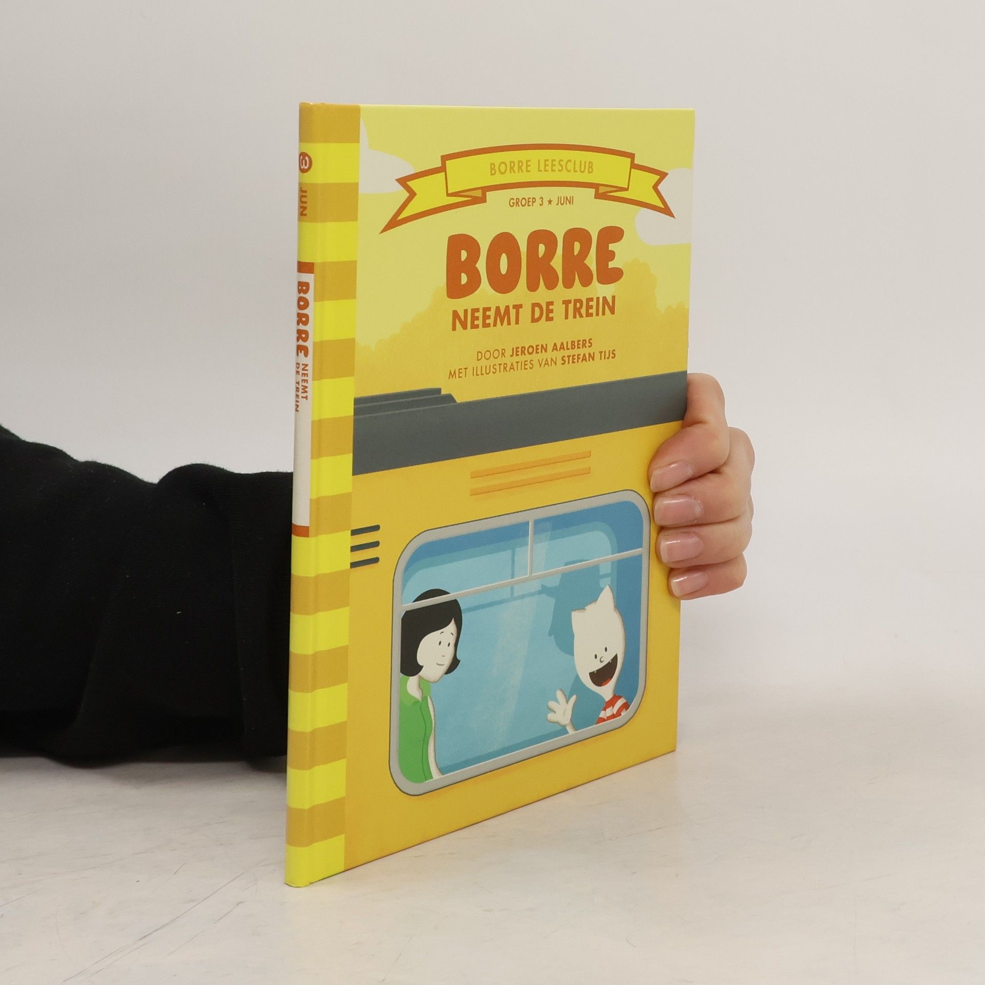 Jeroen Aalbers Borre leesclub: Borre neemt de trein