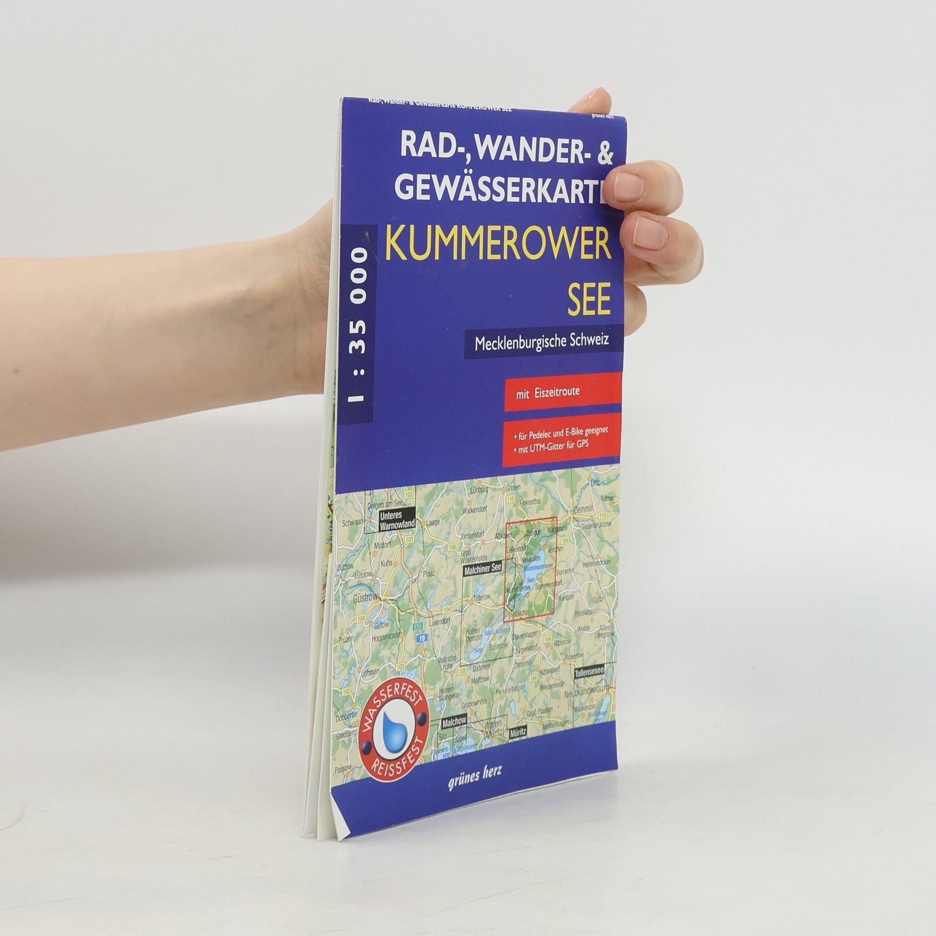 AA.VV. Rad-, Wander- & Gewässerkarte Kummerower See, Mecklenburgische Schweiz
