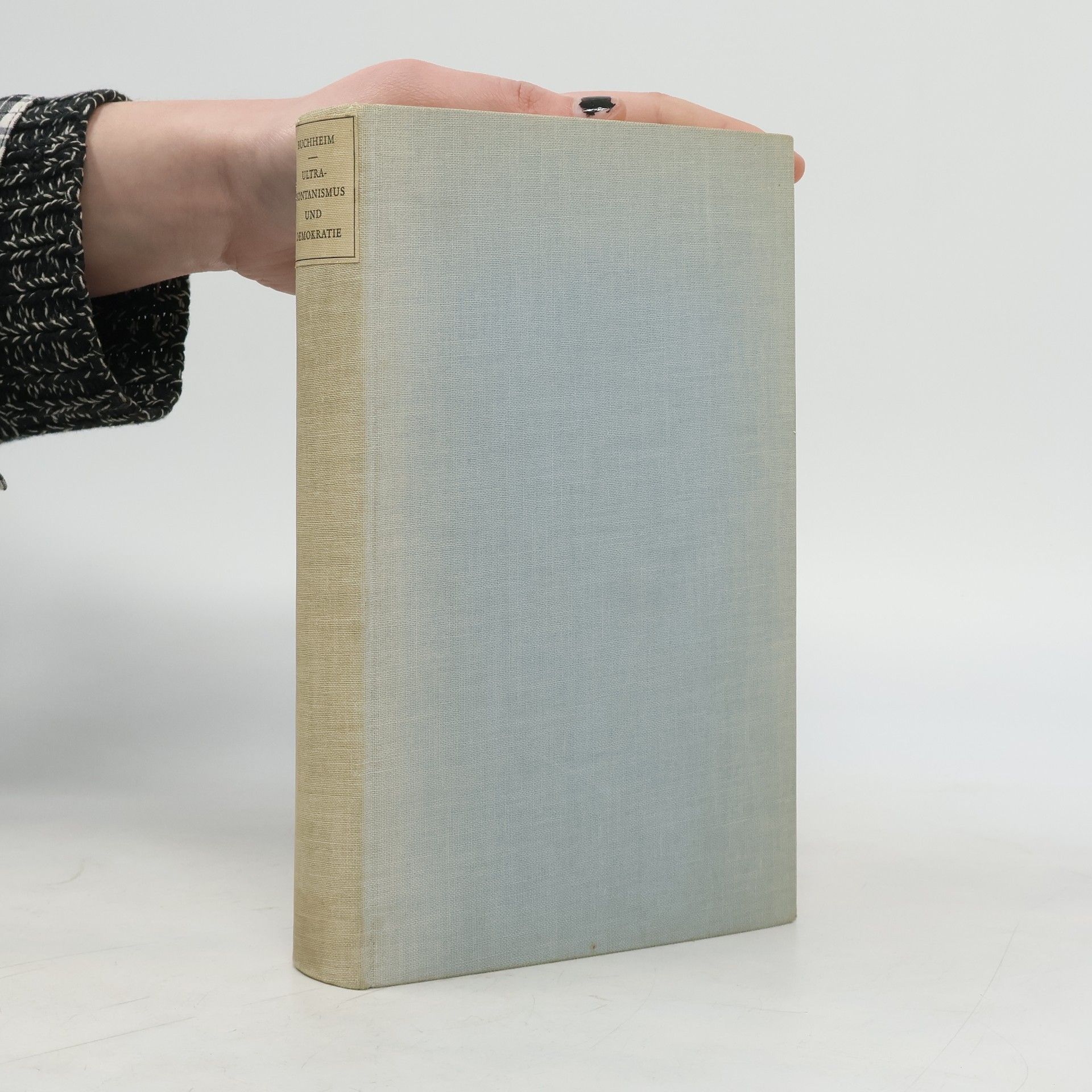 Karl Buchheim Ultramontanismus und Demokratie