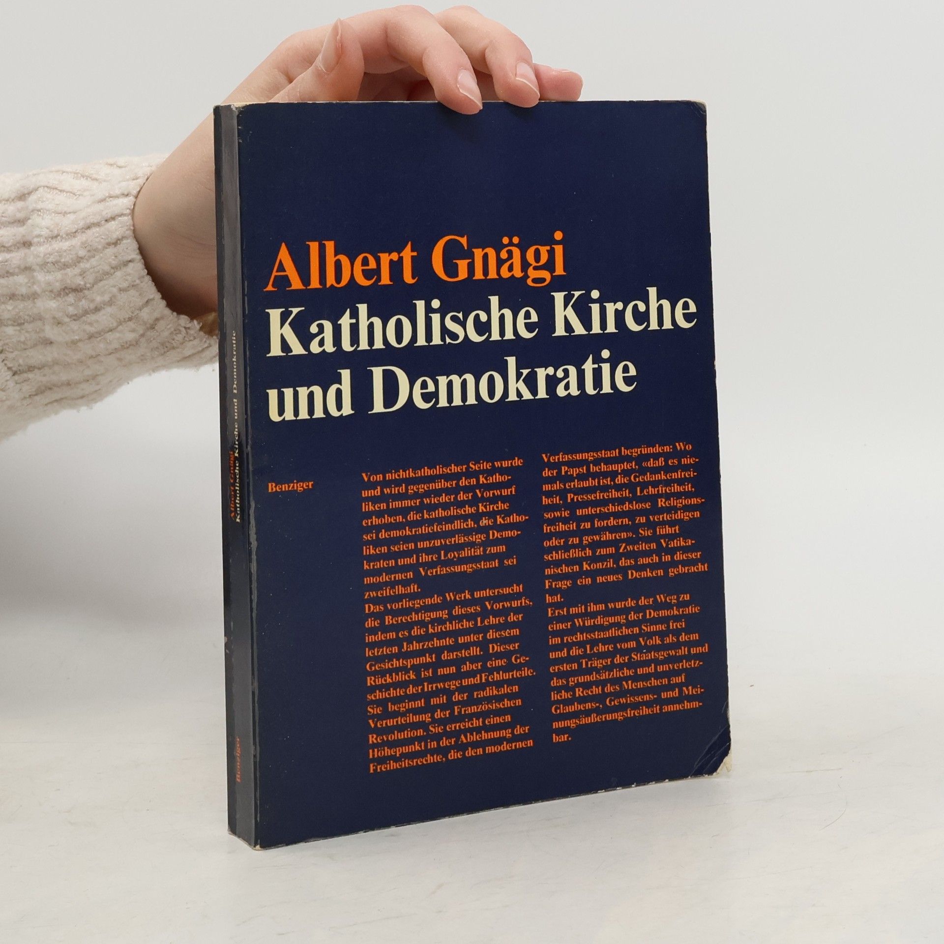 Albert Gnägi Katholische Kirche und Demokratie