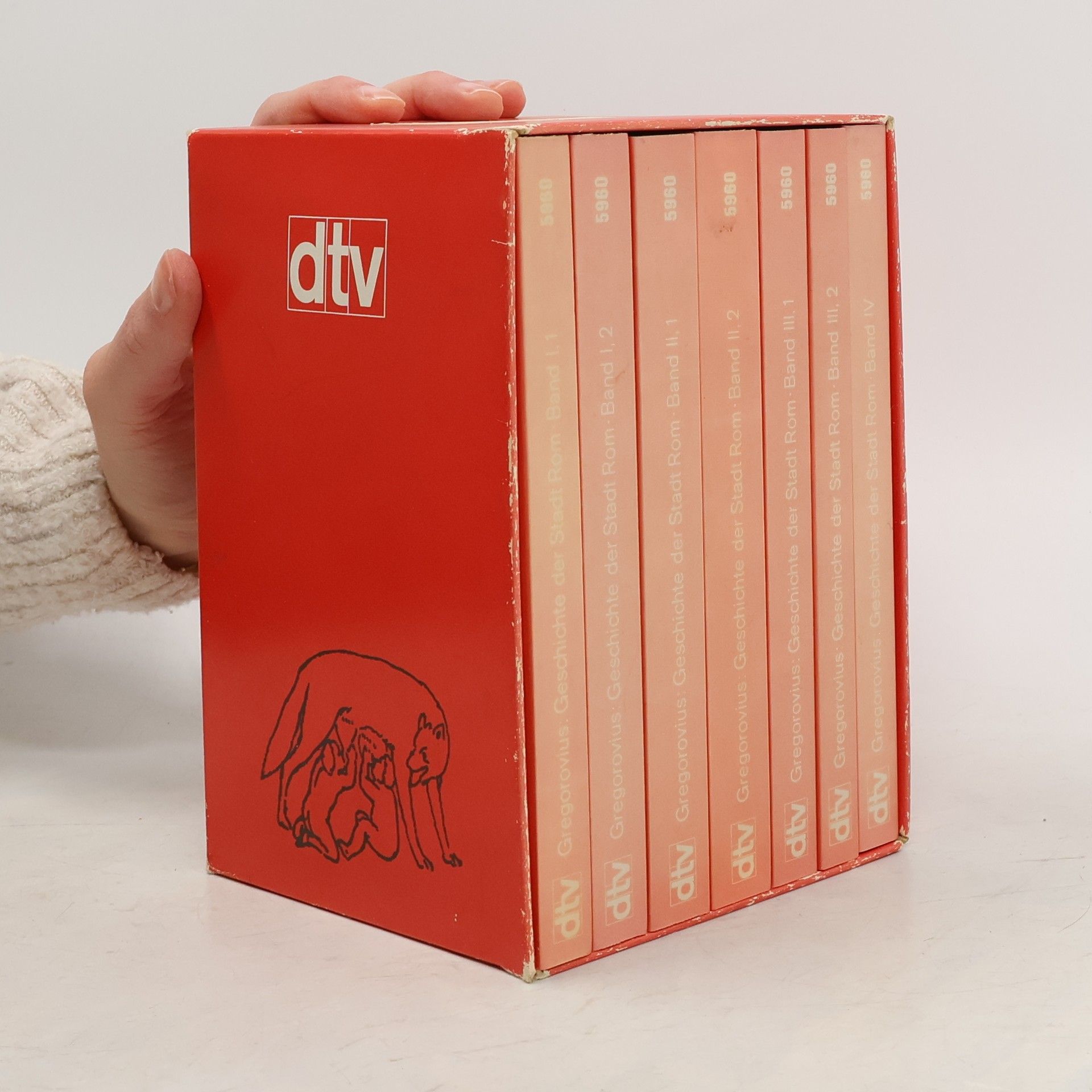 Ferdinand Gregorovius Geschichte der Stadt Rom (Band I 1,2, II 1,2, III 1,2. IV)