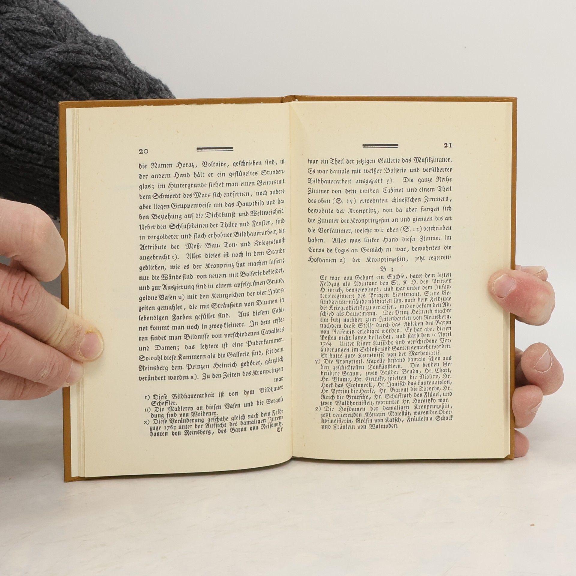 Carl Wilhelm Hennert Beschreibung des Luftschlosses und Gartens Sr. Königl. Hoheit des Prinzen Heinrichs Bruders des Königs, zu Neinsberg, wie auch der Stadt und der Gegend um dieselbe