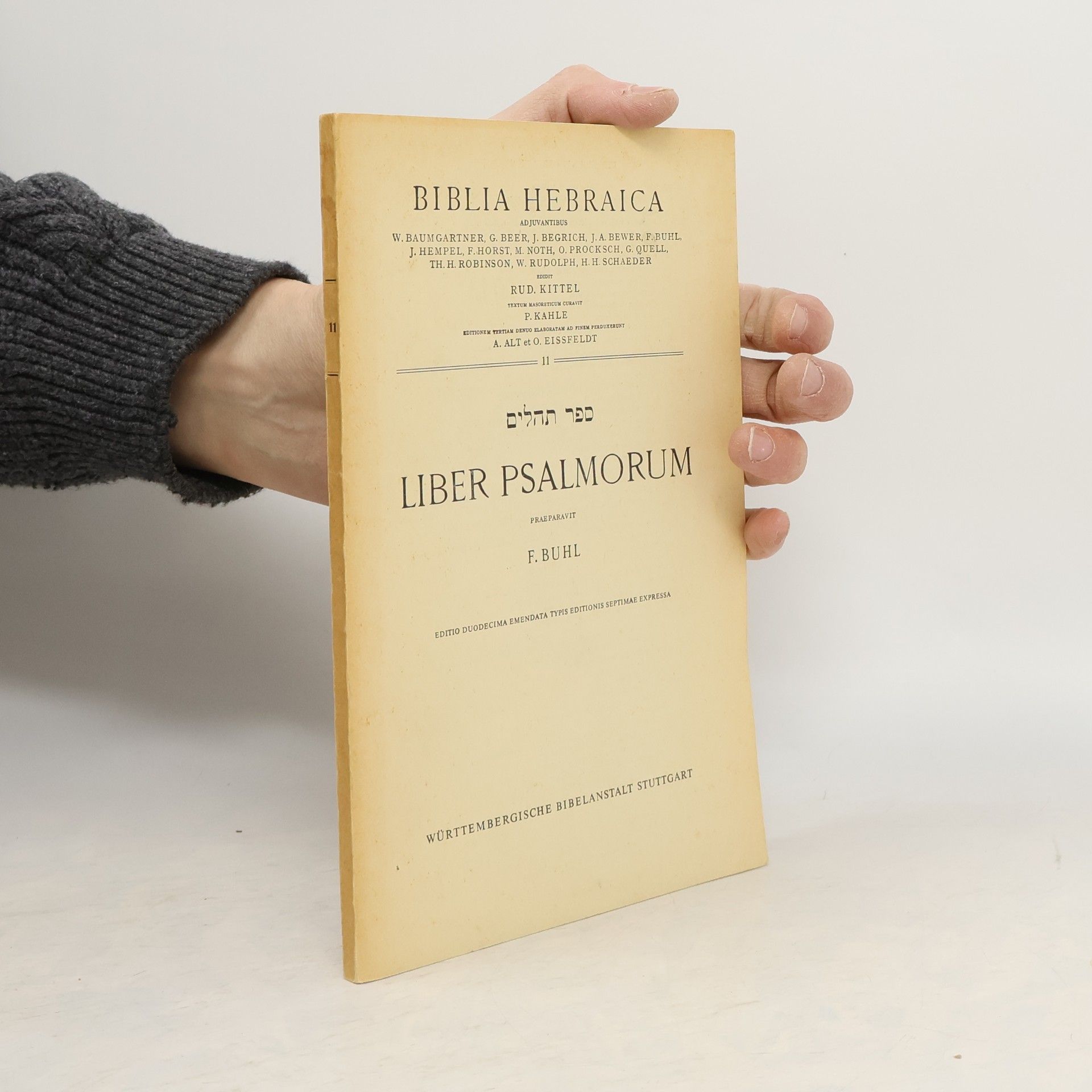 Autorenkollektiv Biblia Hebraica II