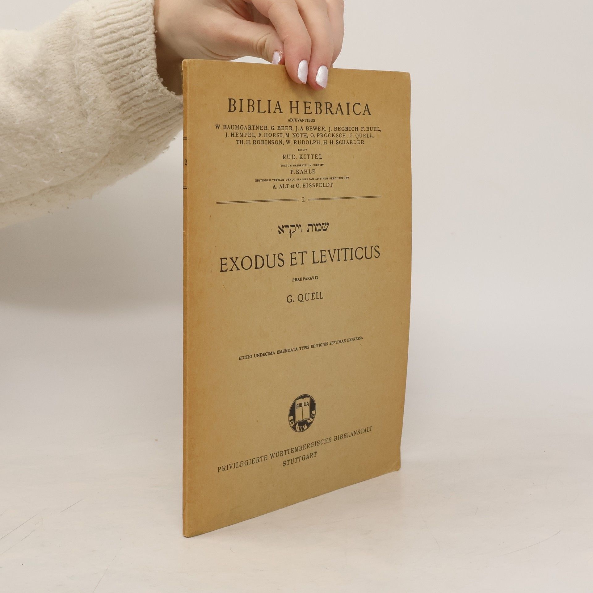 G Quell Exodus et Leviticus