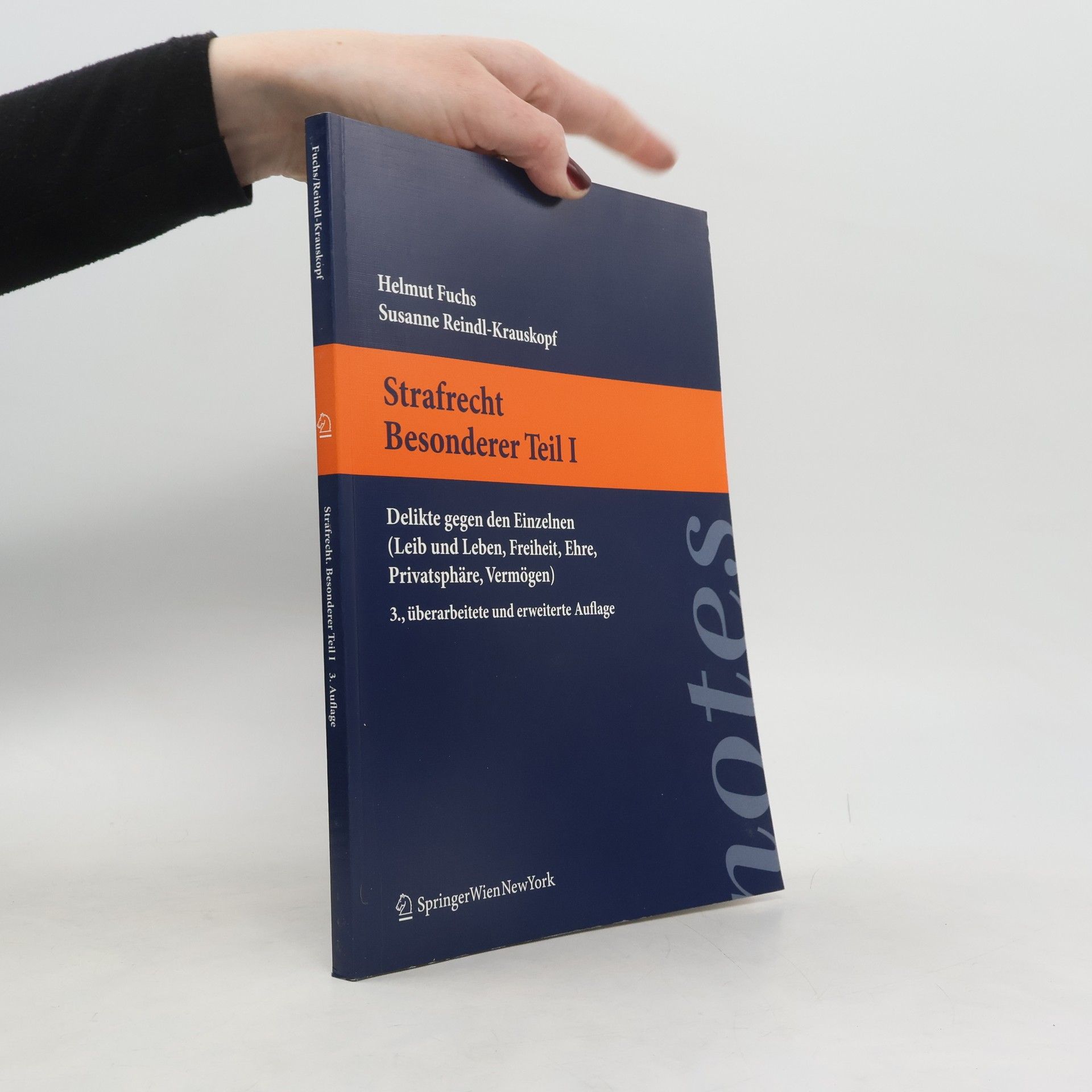 Helmut Fuchs Strafrecht. Besonderer, Teil I