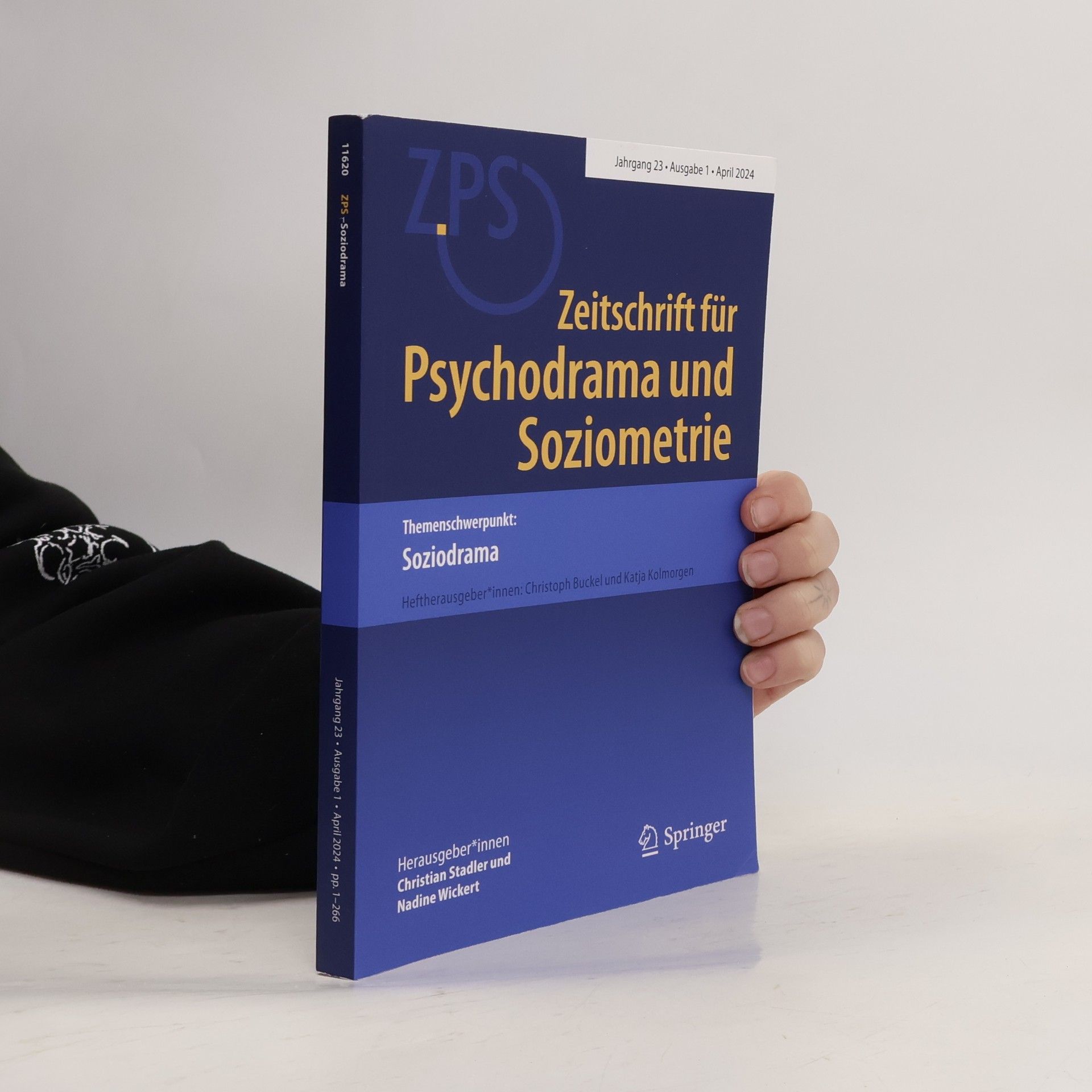 Christian Stadler Zeitschrift für Psychodrama und Soziometrie 4/2024. Soziodrama