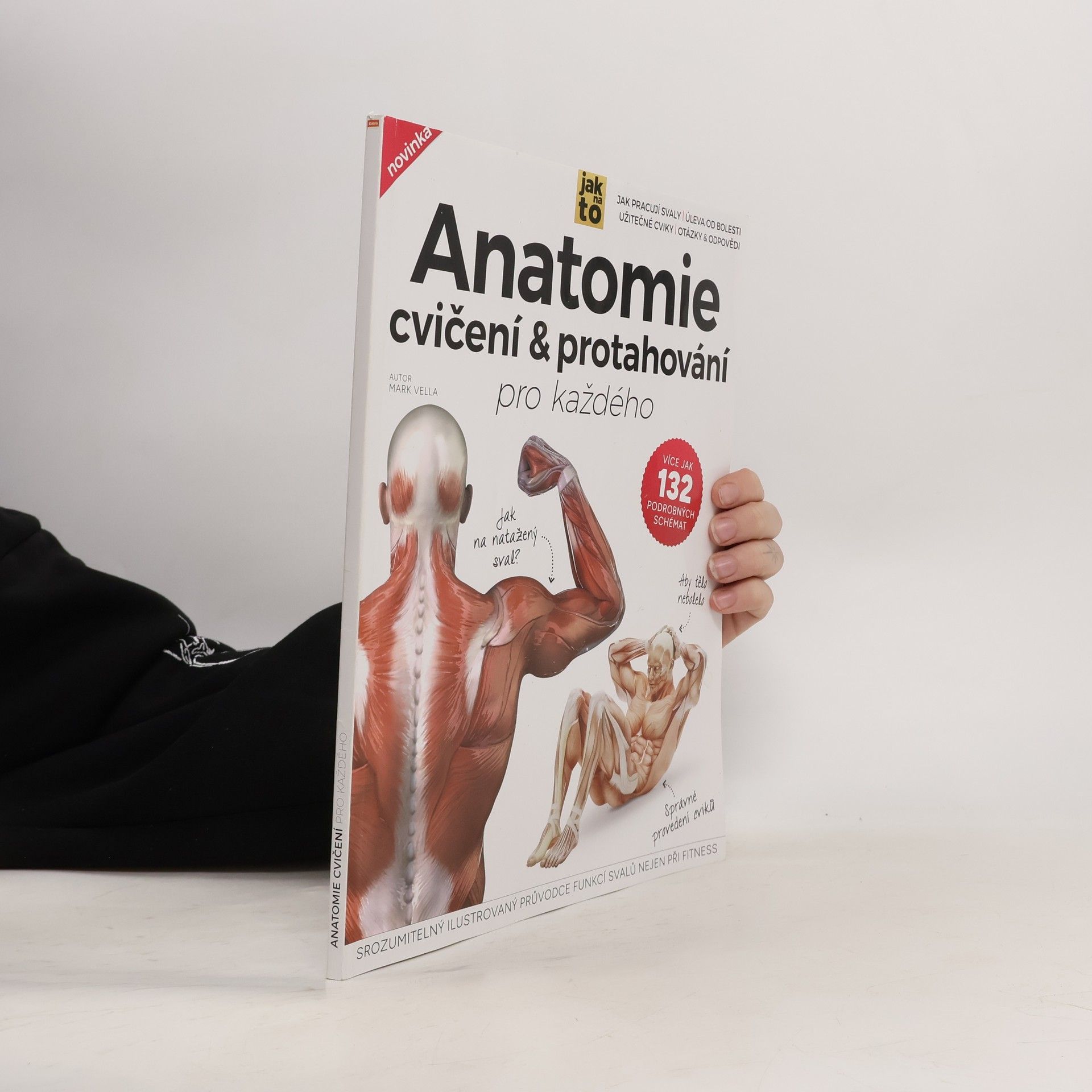 Mark Vella Anatomie cvičení a protahování pro každého