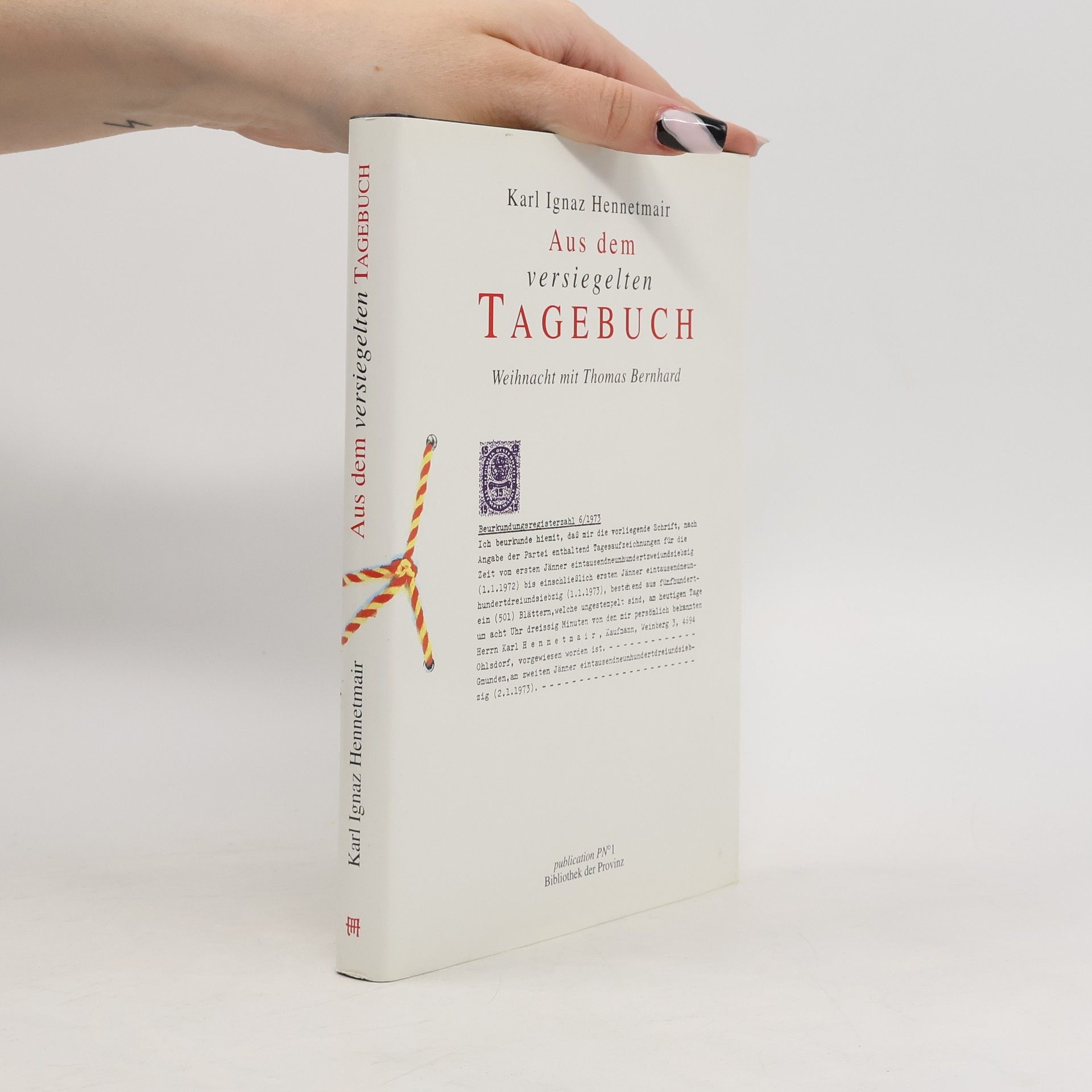 Aus dem versiegelten Tagebuch