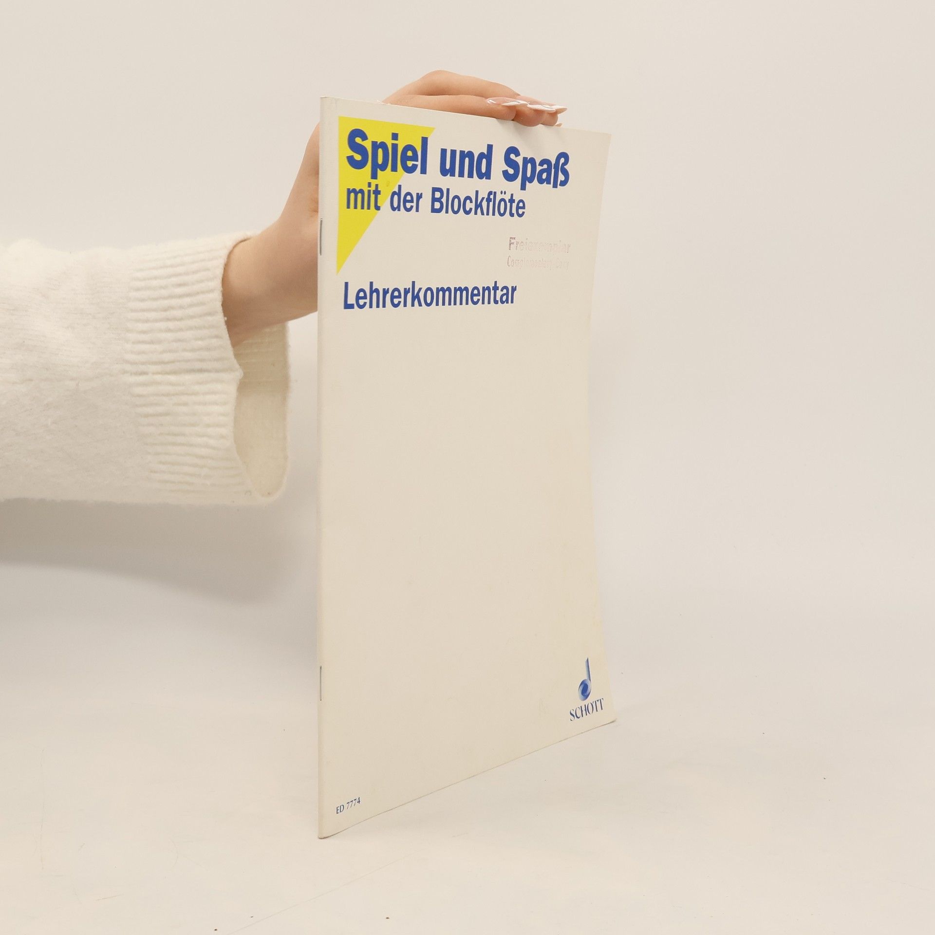 Spiel und Spaß mit der Blockflöte Lehrerkommentar