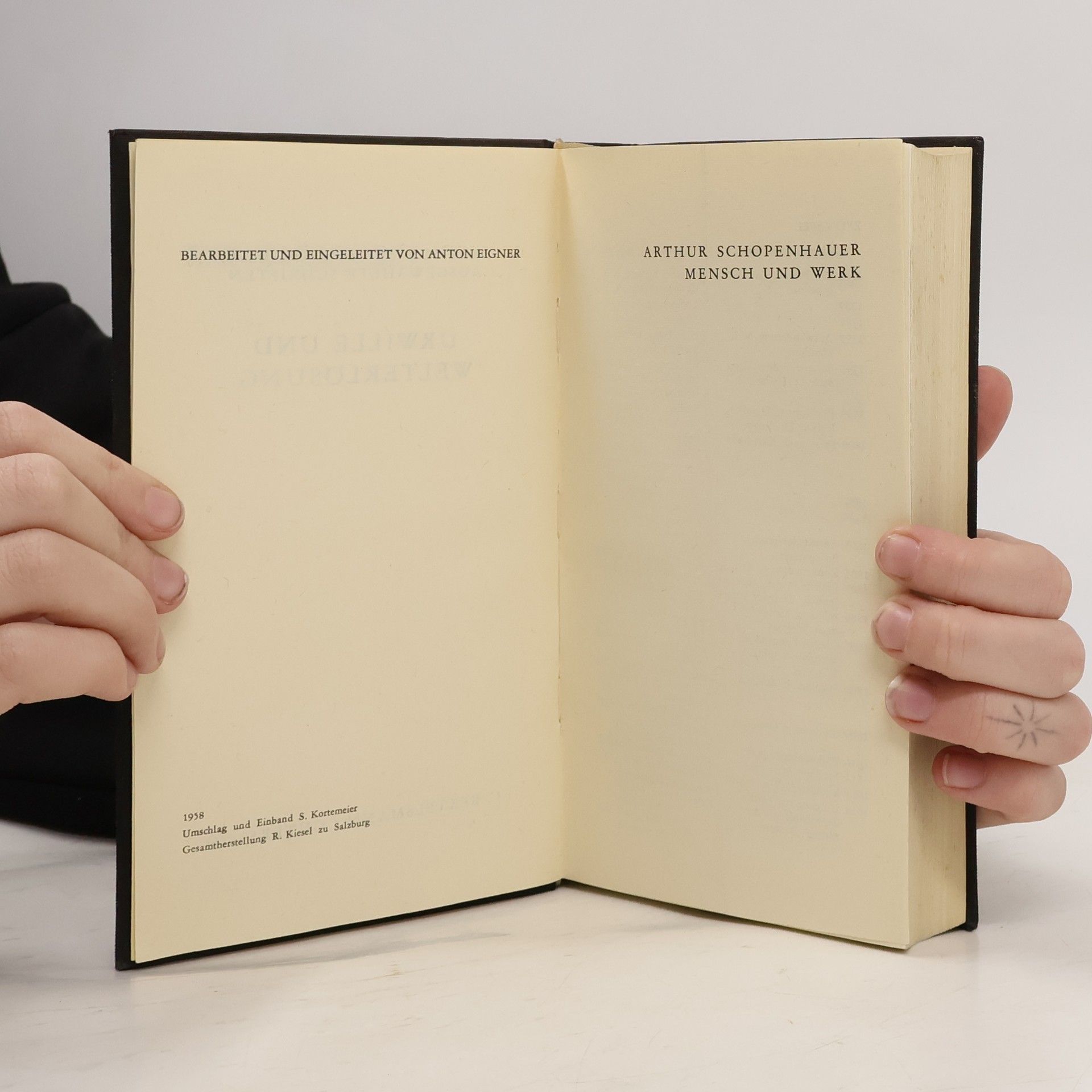 Arthur Schopenhauer Urwille und Welterlösung