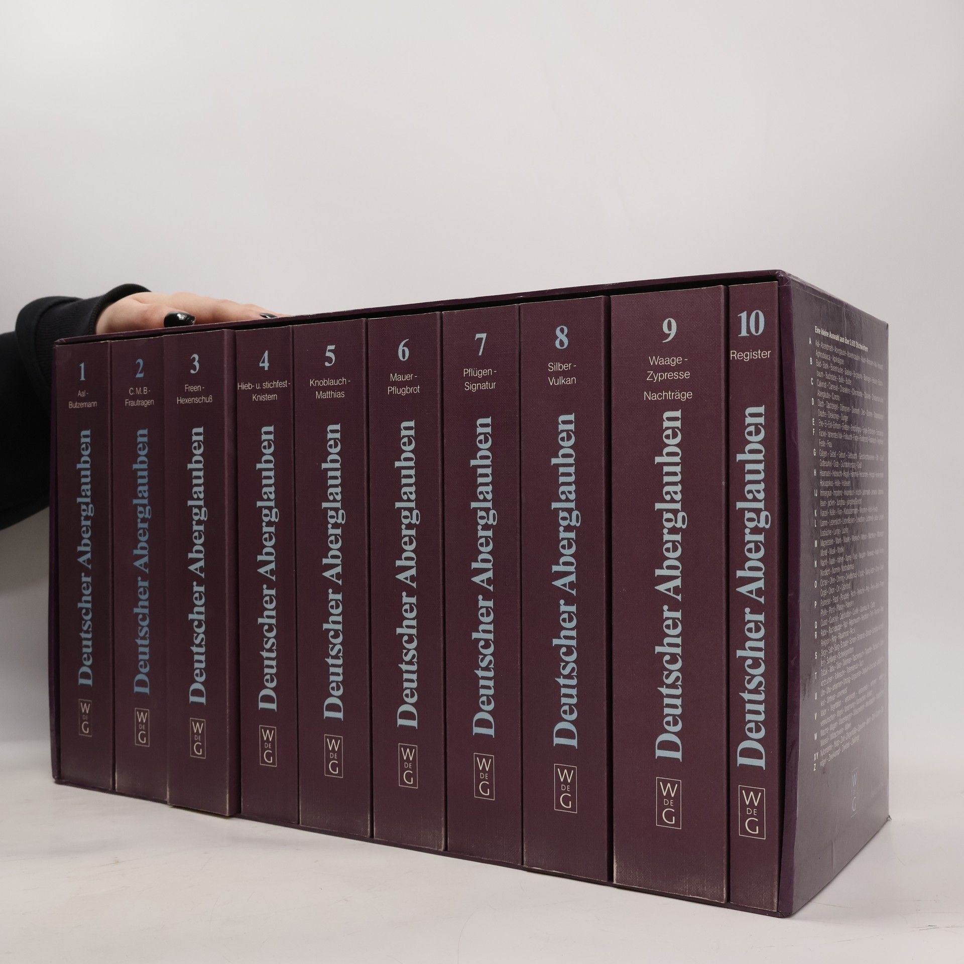 Collectif d'auteurs Deutscher Aberglauben 1-10