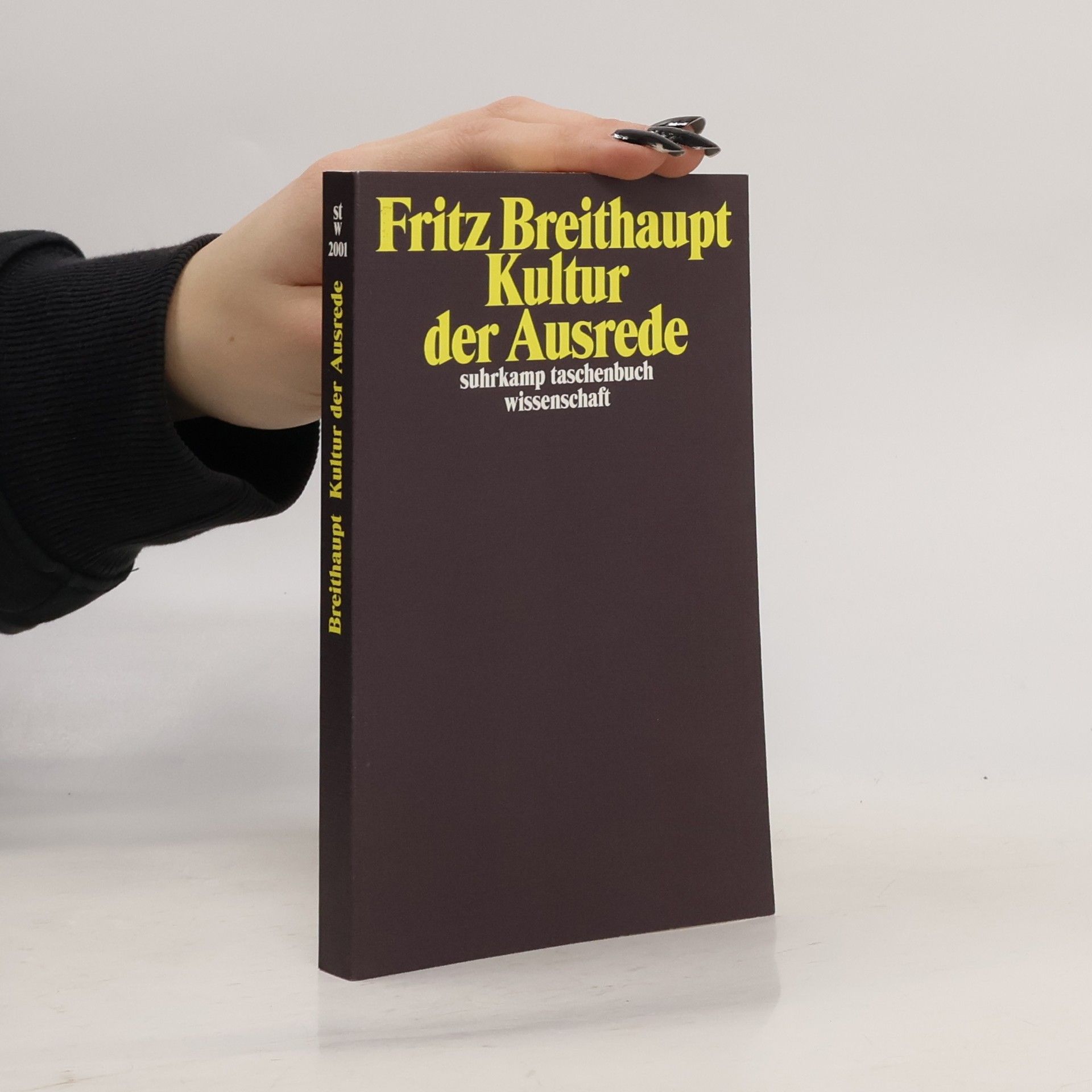 Fritz Breithaupt Kultur der Ausrede