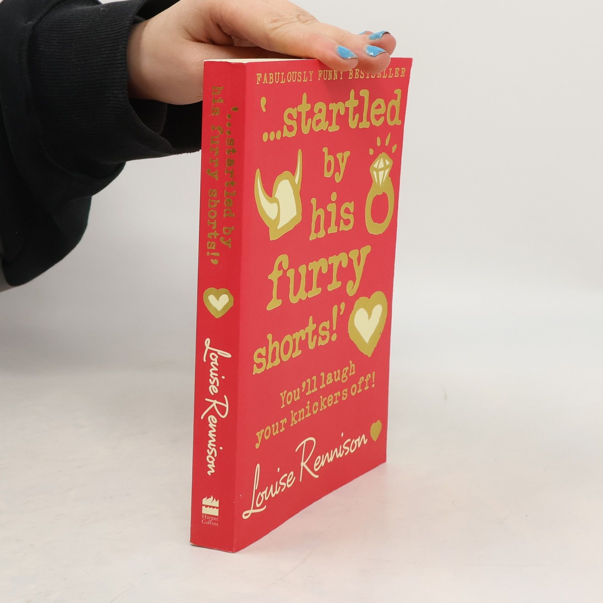 Louise Rennison ...Startled by His Furry Shorts!