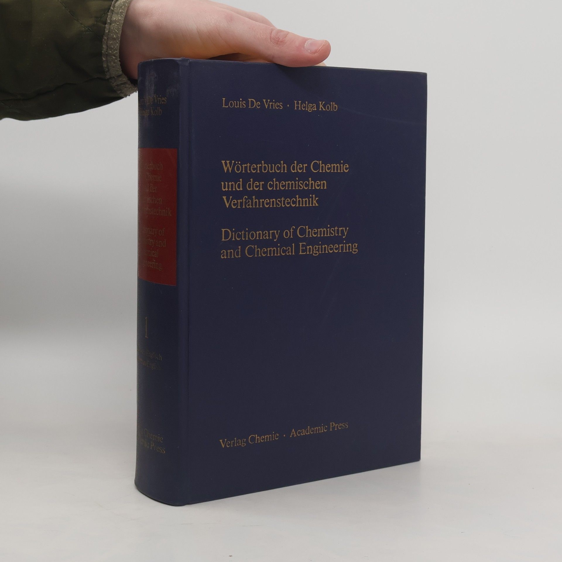 L. G. M. Dekkers-de Vries Wörterbuch der Chemie und der chemischen Verfahrenstechnik