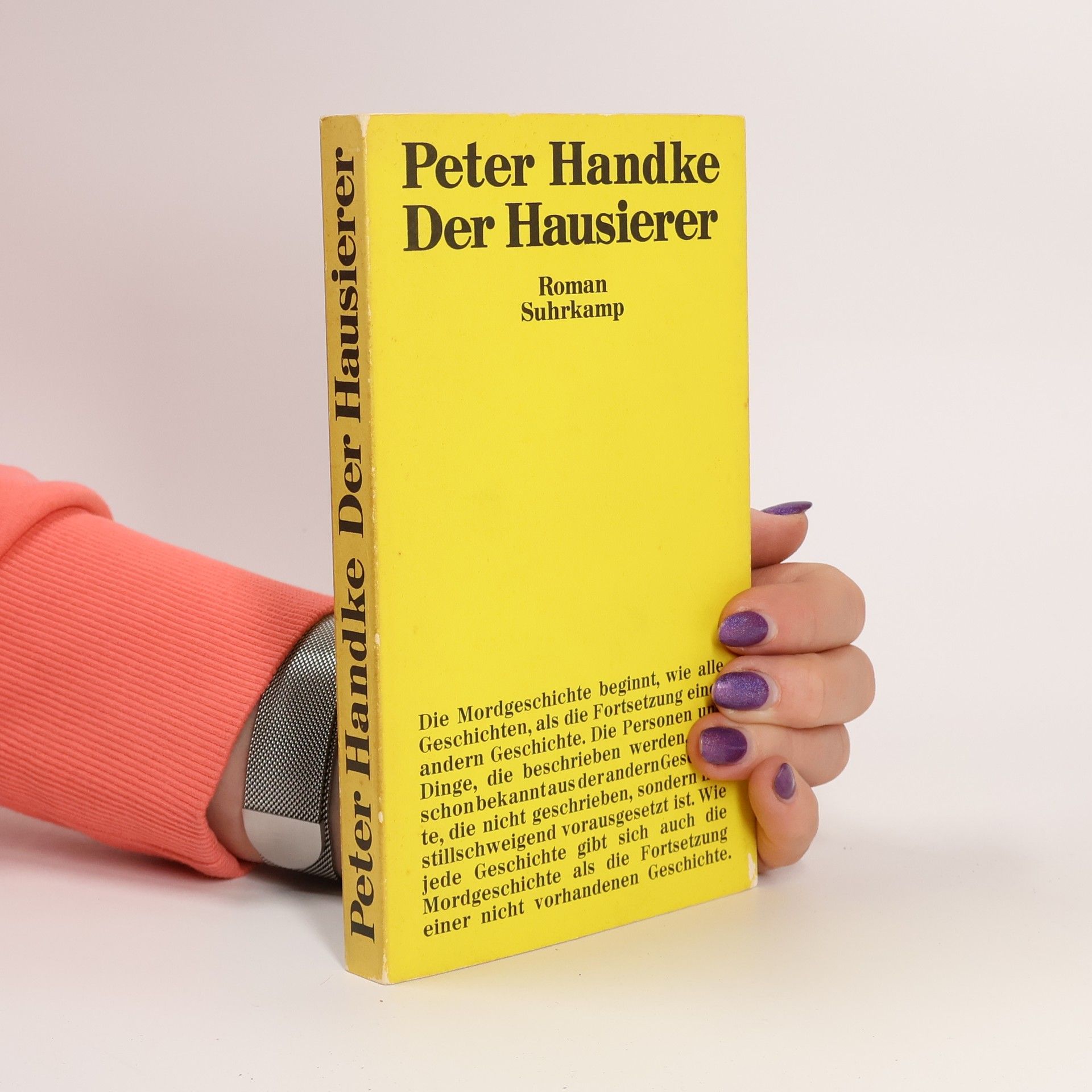 Peter Handke Der Hausierer