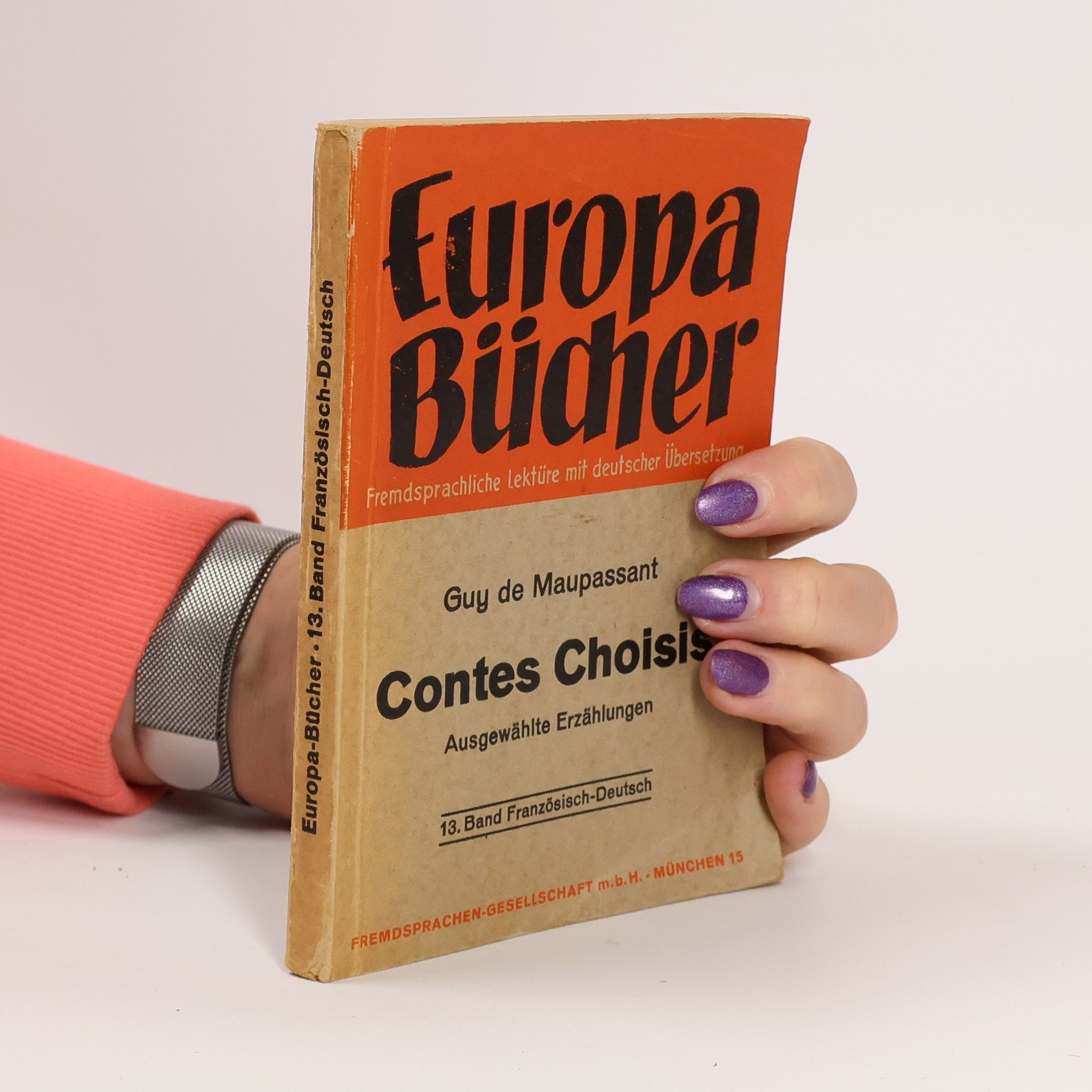 Guy de Maupassant Europa-Bücher 13 Band Französisch-Deutsch