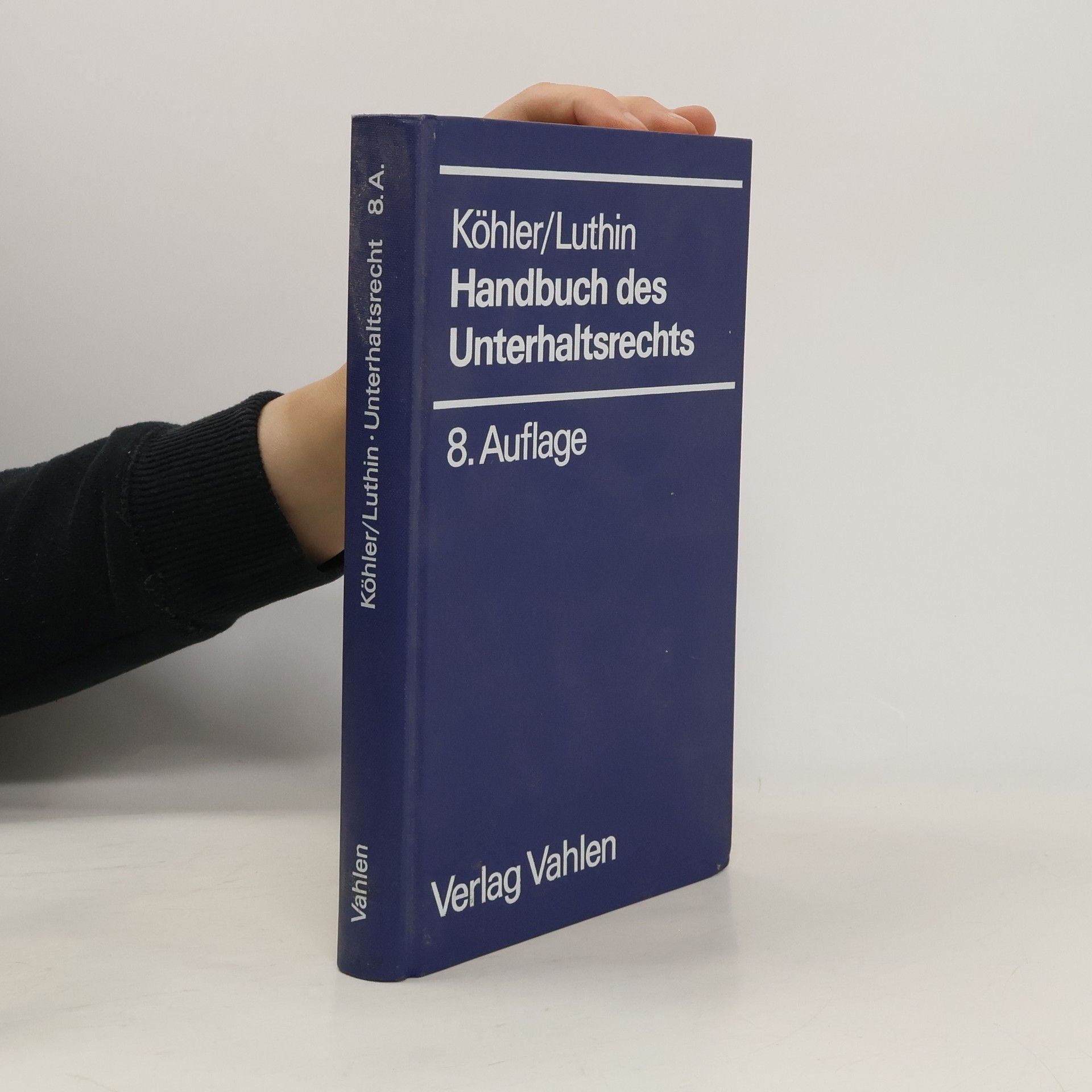 Wolfgang Kohler Handbuch des Unterhaltsrechts - 8. Auflage