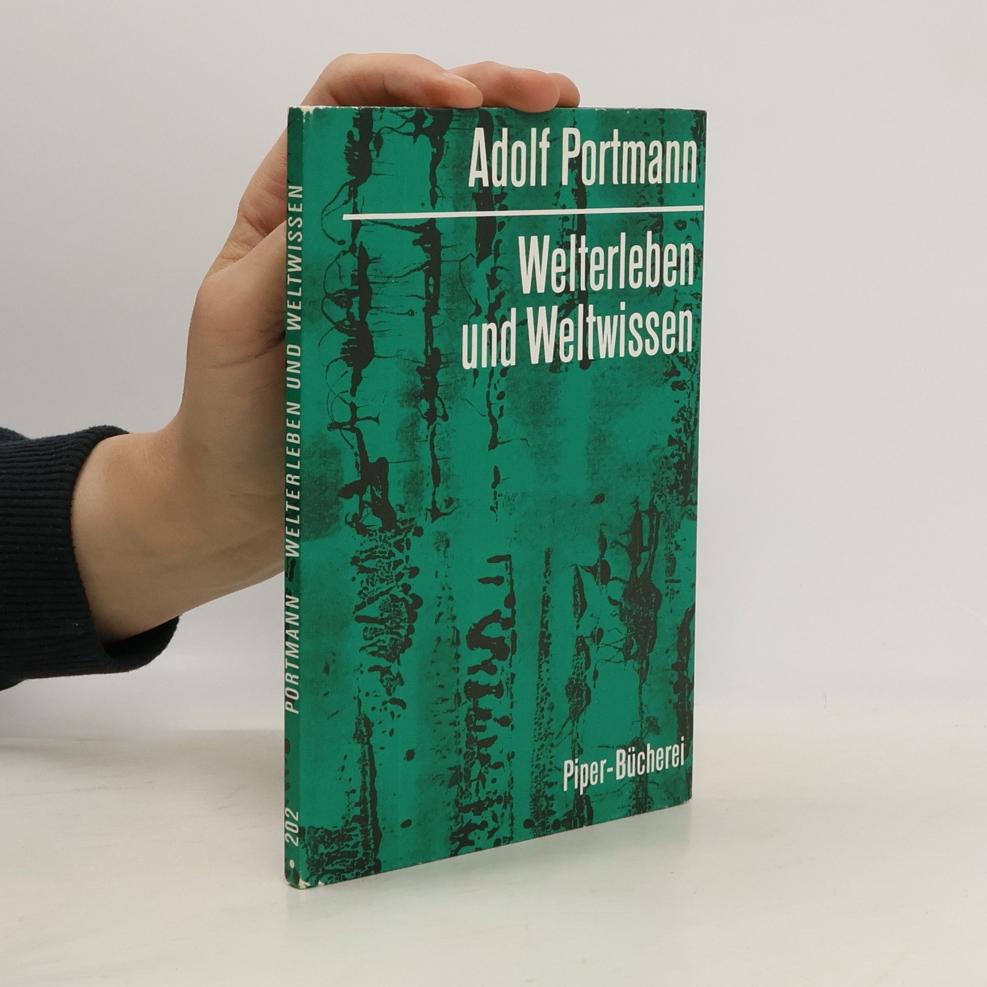 Adolf Portmann Welterleben und Weltwissen