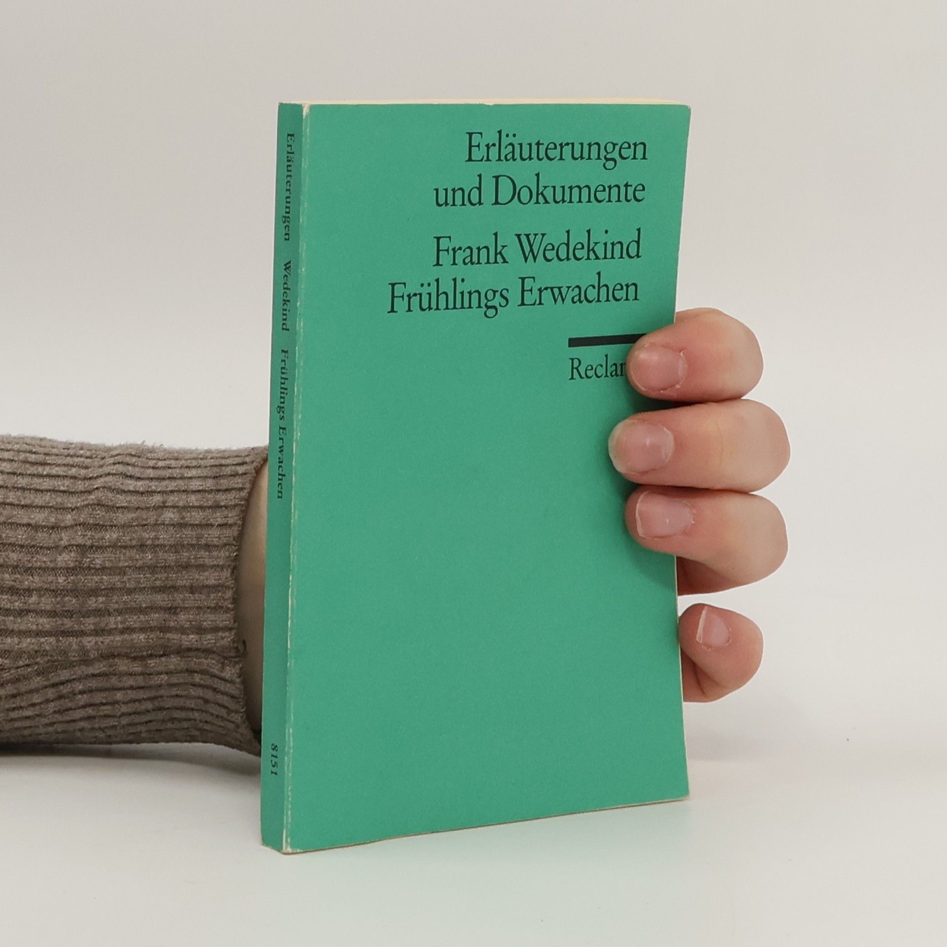 Hans Wagener Frank Wedekind, Frühlings Erwachen