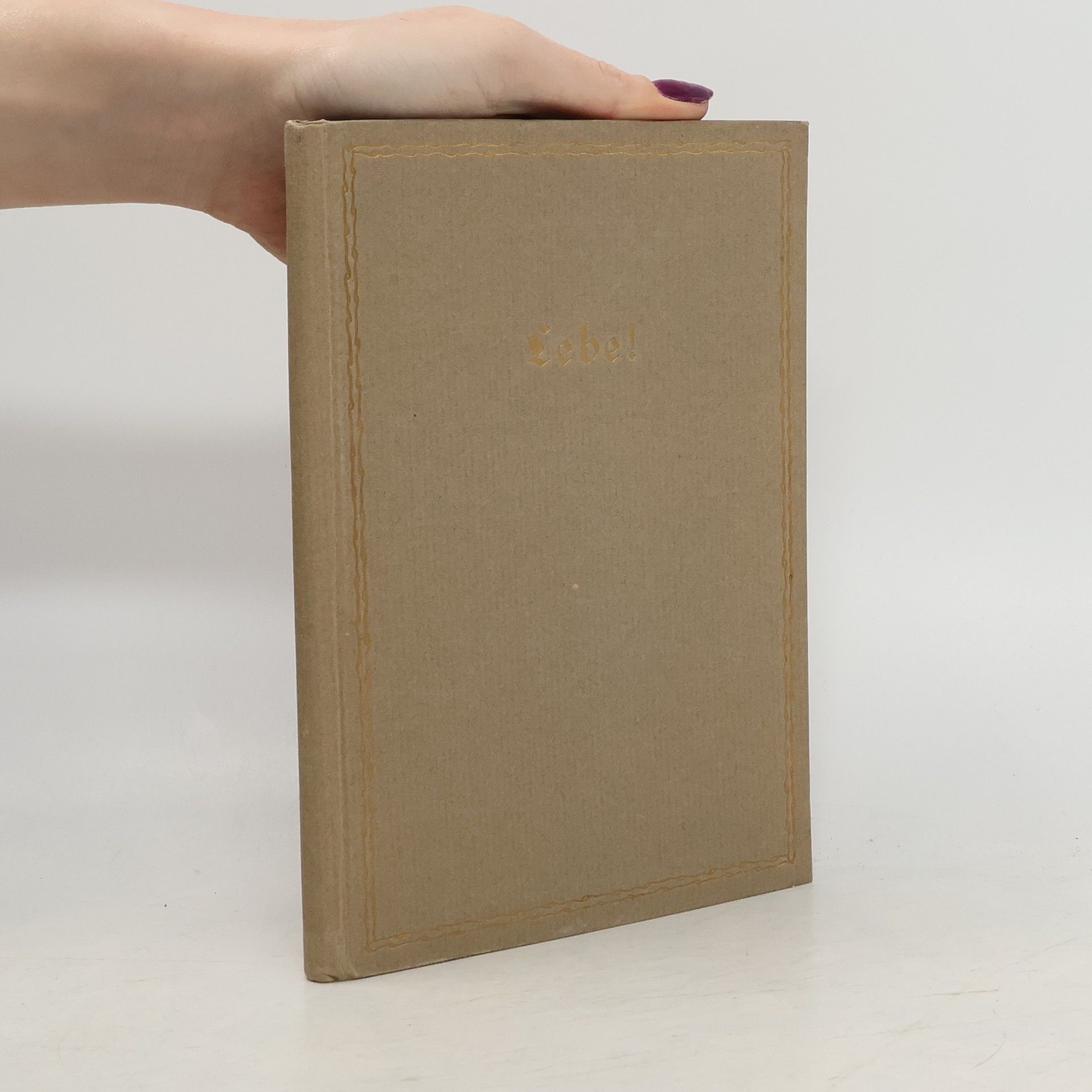 Ferdinand Avenarius Lebe!