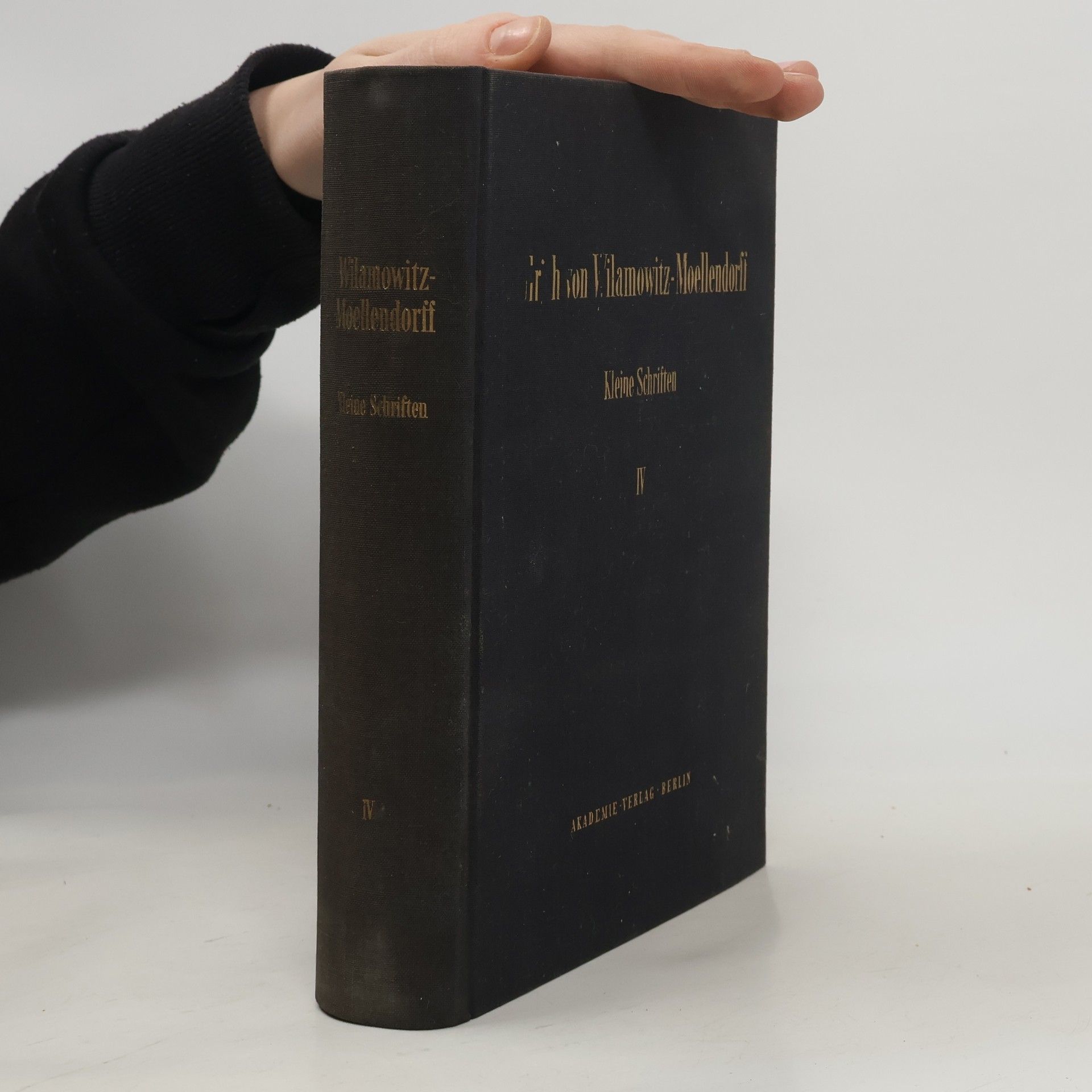 Ulrich von Wilamowitz-Moellendorff Kleine Schriften