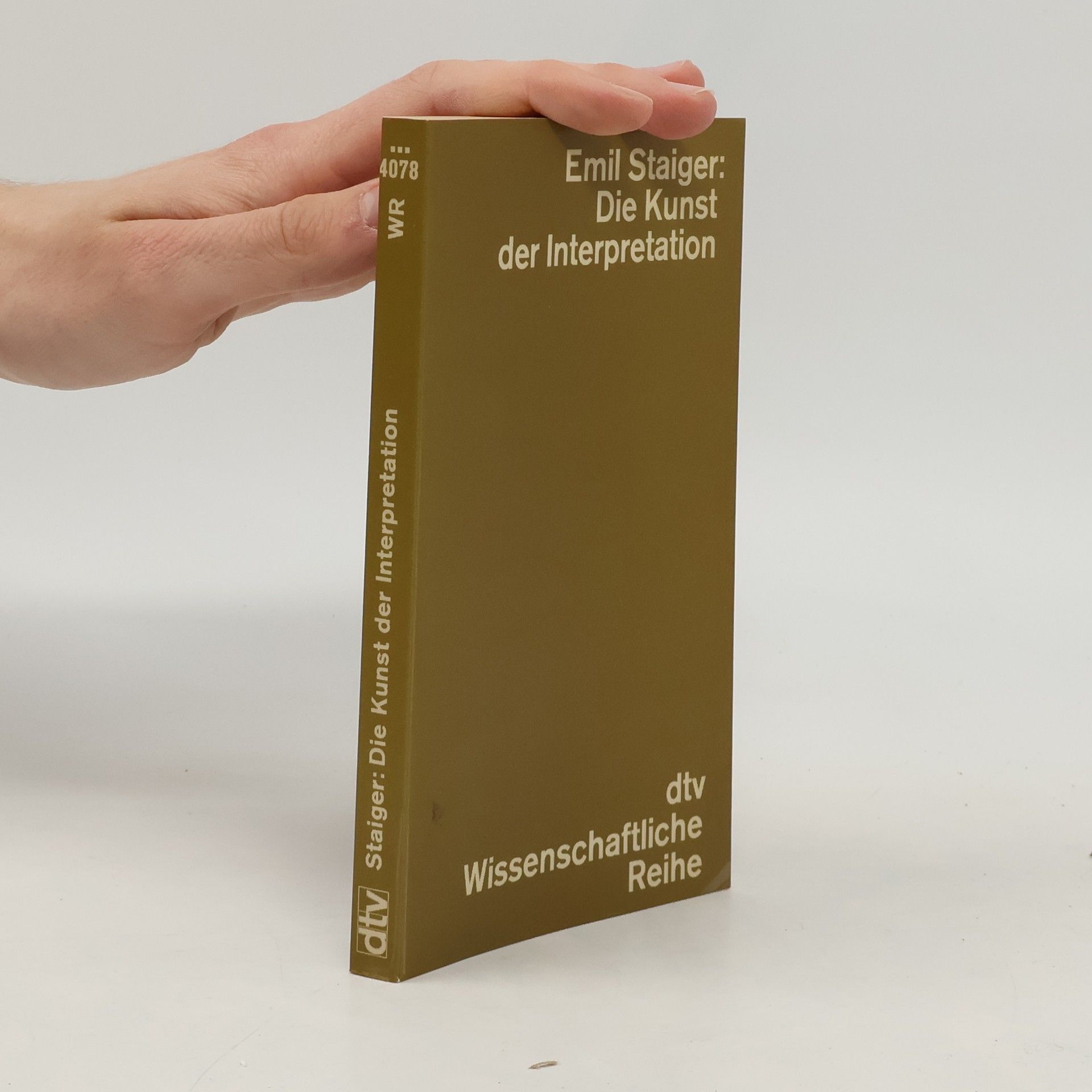 Emil Staiger Die Kunst der Interpretation