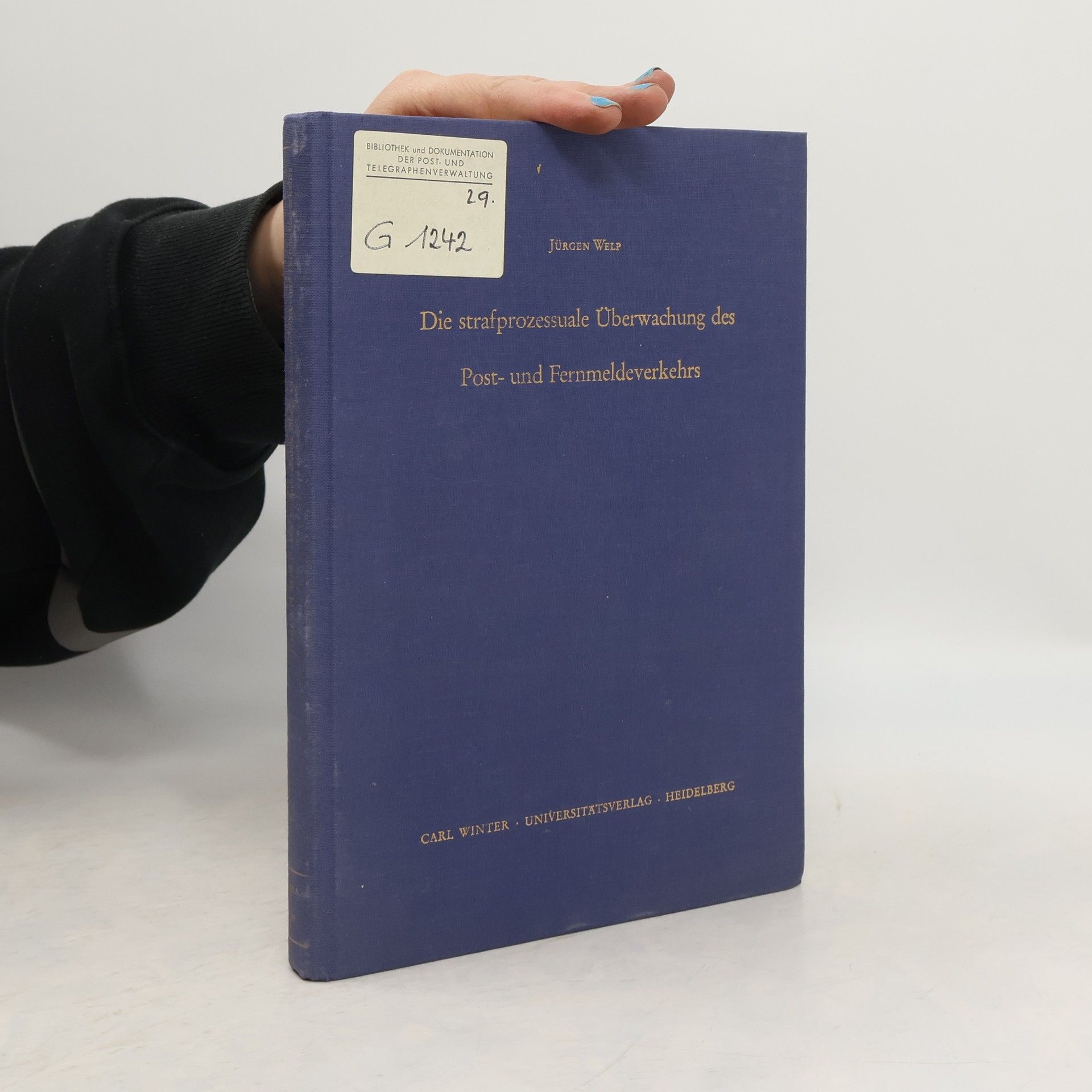 Die strafprozessuale Überwachung des Post- und Fernmeldeverkehrs