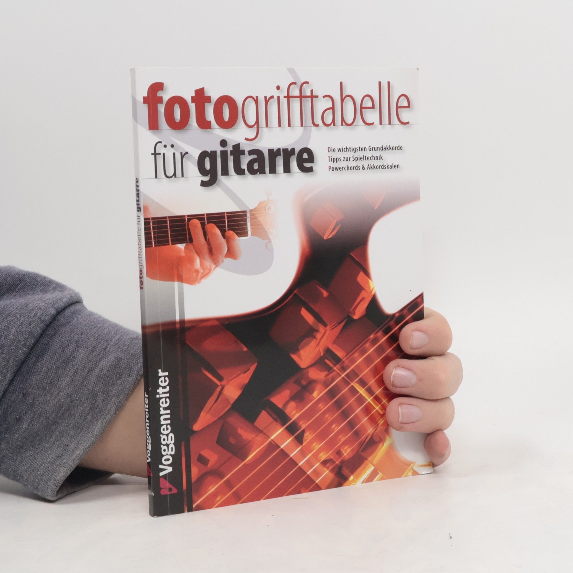 Foto-Grifftabelle für Gitarre