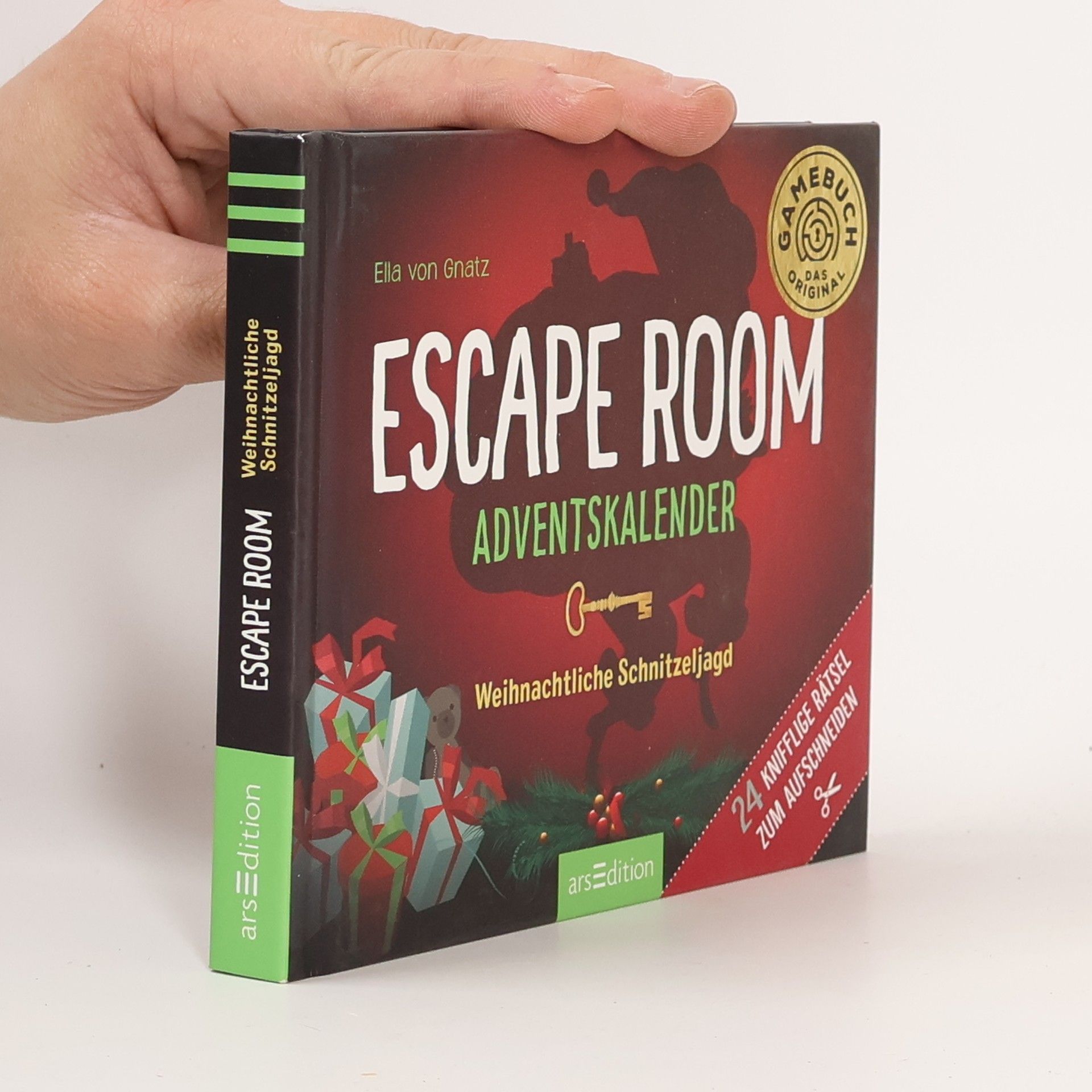 Autorenkollektiv Escape Room Adventskalender. Weihnachtliche Schnitzeljagd. 24 knifflige Rätsel zum Aufschneiden