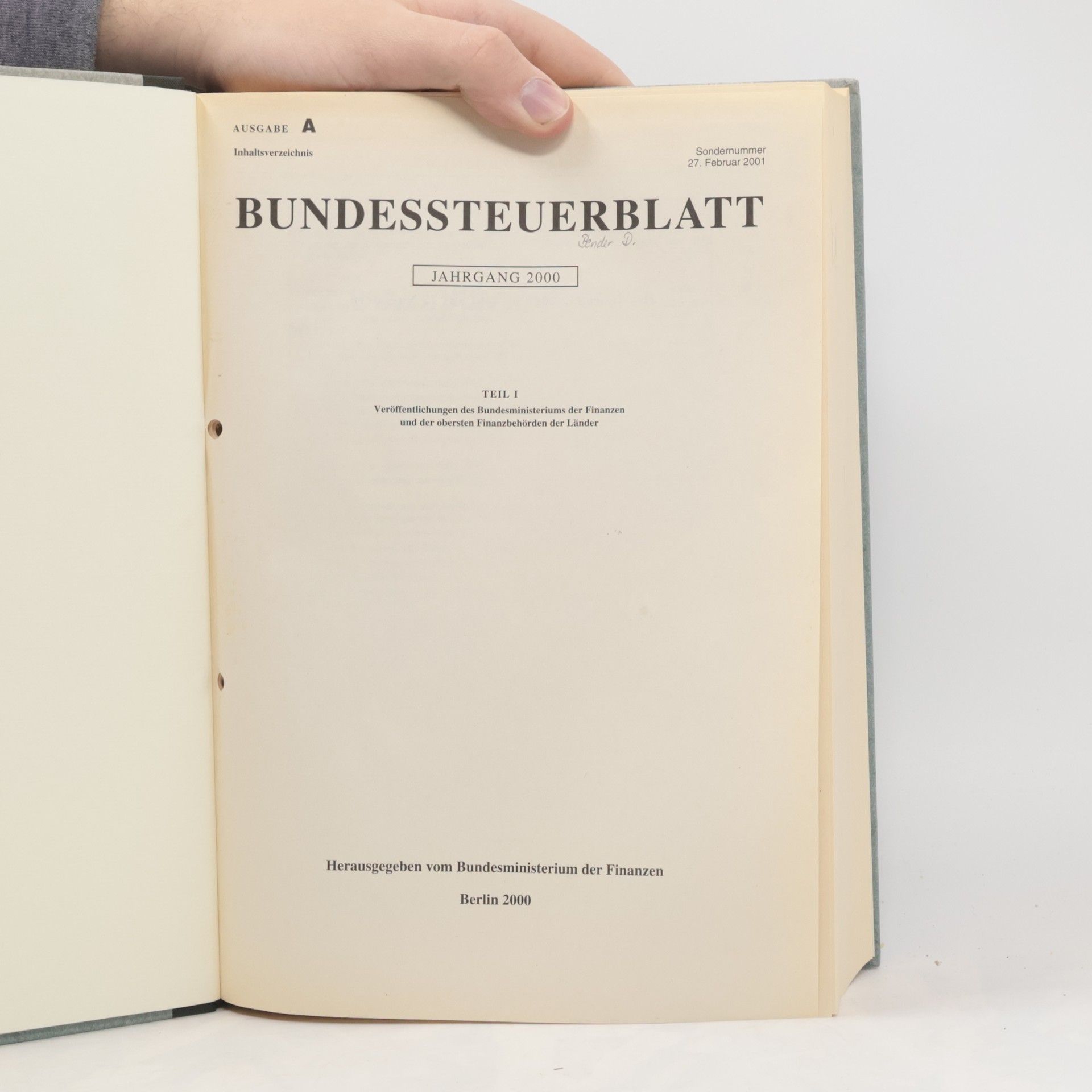 kolektiv Bundessteuerblatt 1