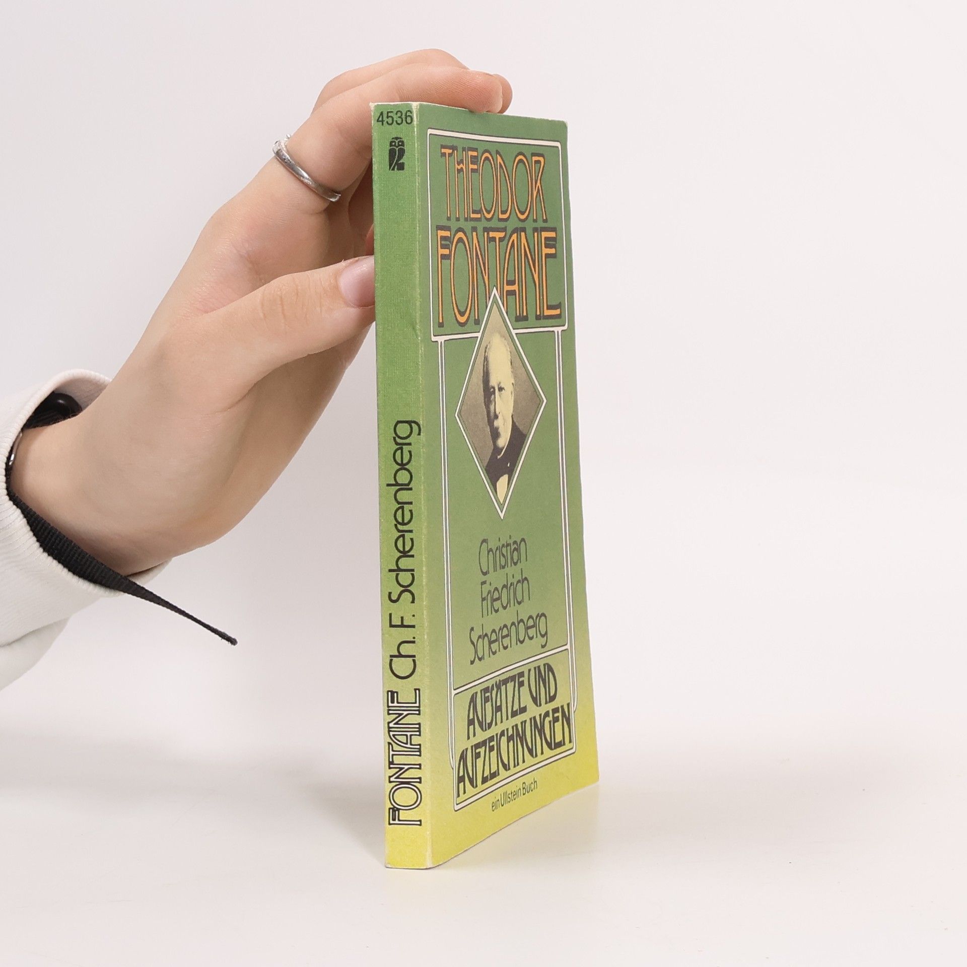 Theodor Fontane Aufsatze und Aufzeichnungen. Christian Friedrich Scherenberg