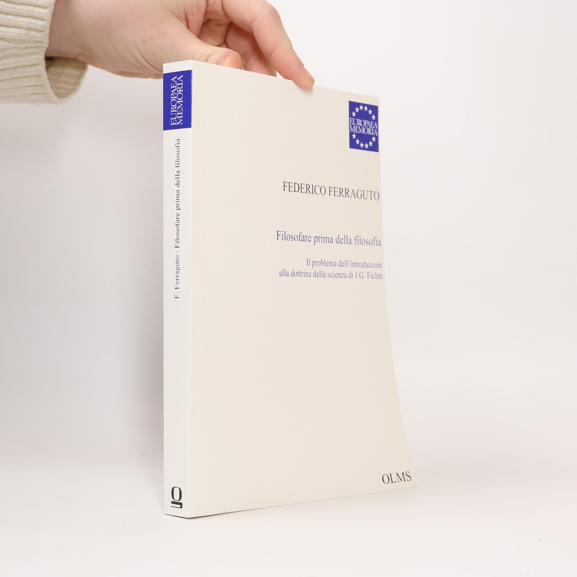 Federico Ferraguto Filosofare prima della filosofia