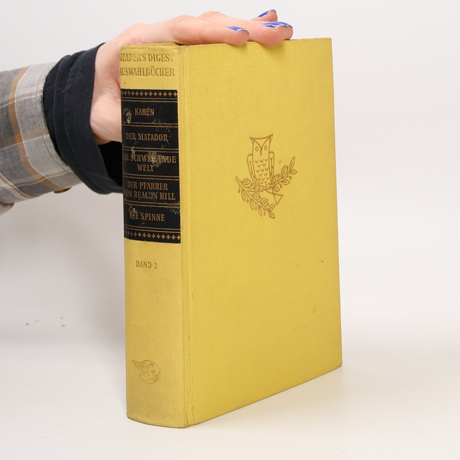 Jacques Cousteau Reader's Digest Auswahlbücher 2. Karen. Der Matador. Die Schweigende Welt. Der Pfarrer von Beacon Hill. Die Spine