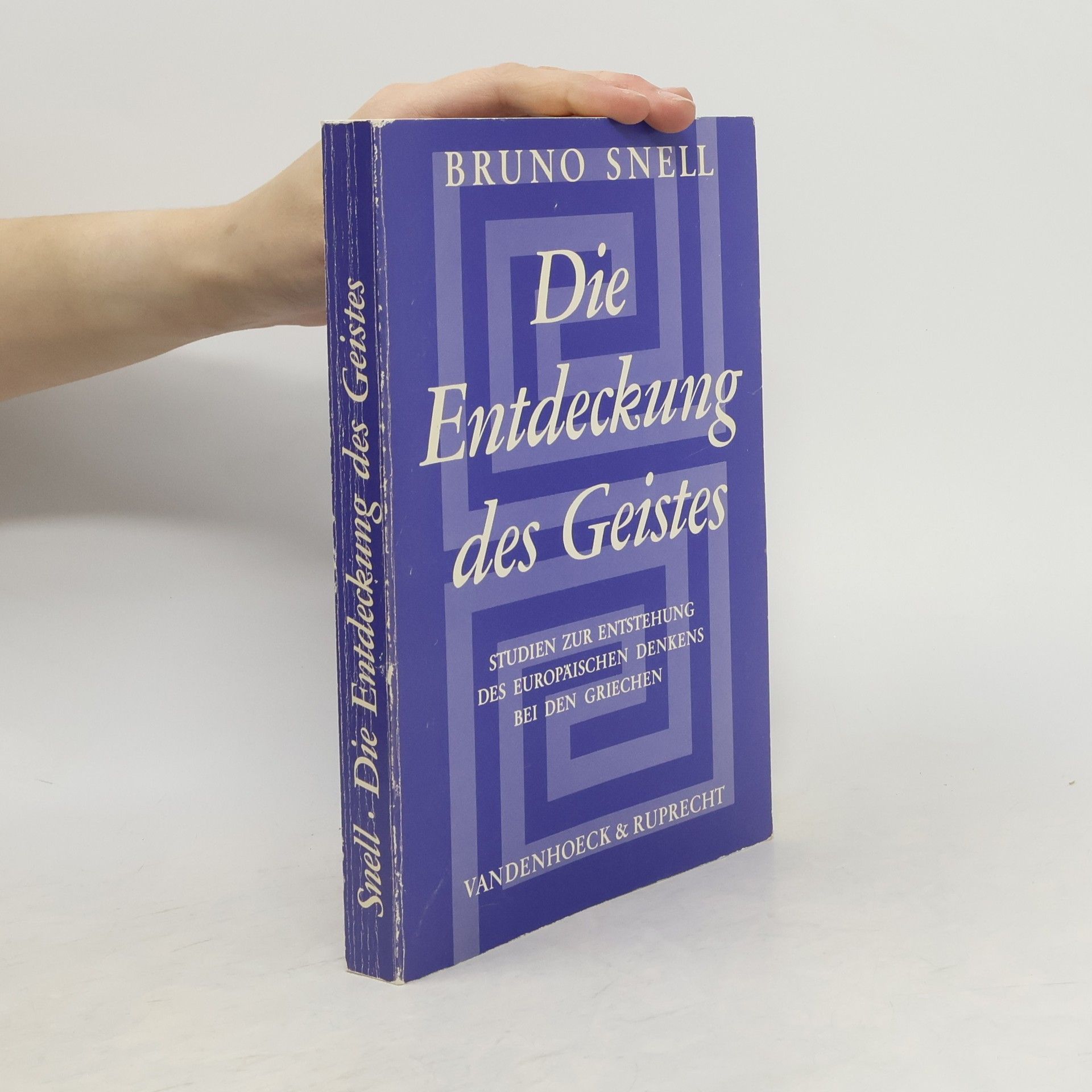 Bruno Snell Die Entdeckung des Geistes