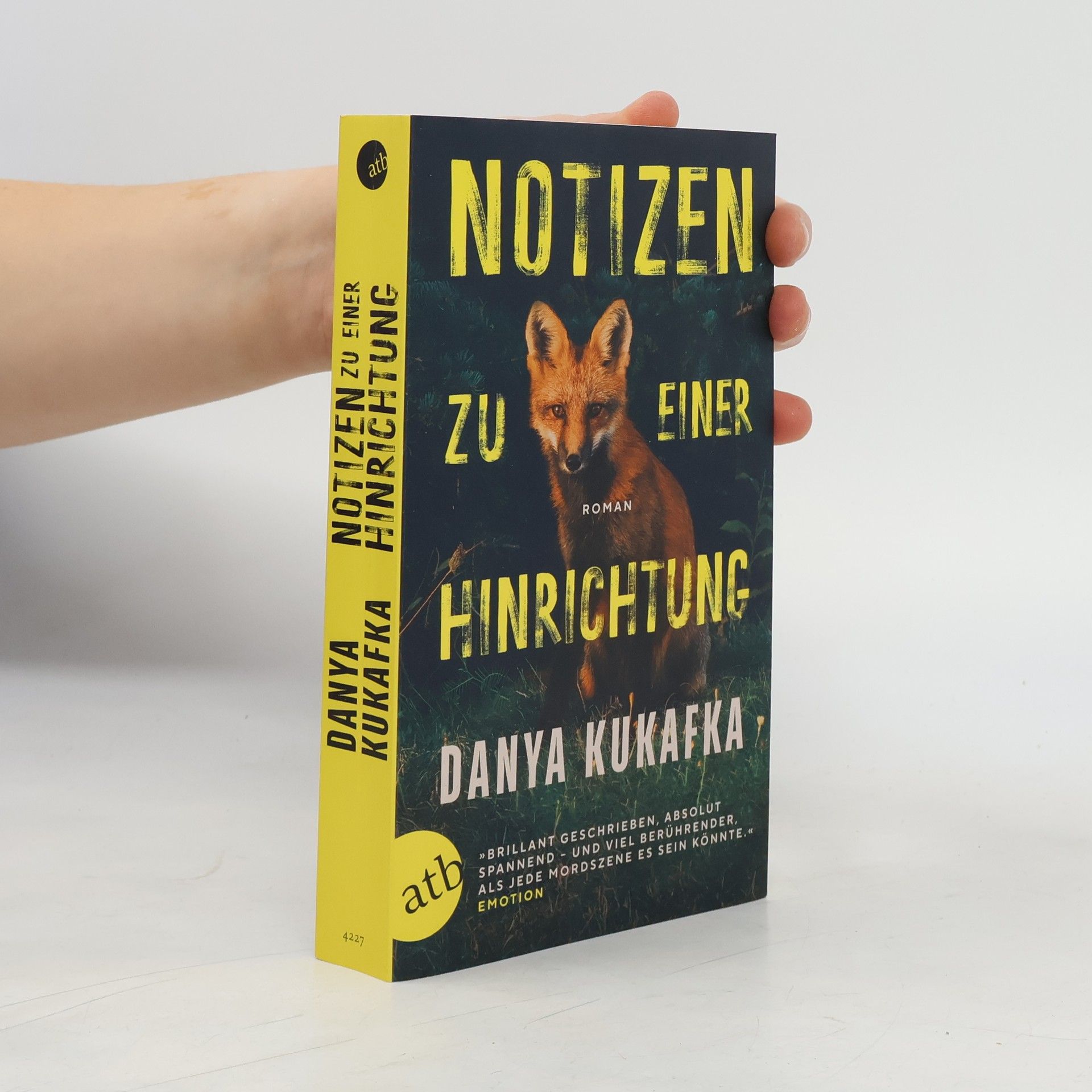 Danya Kukafka Notizen zu einer Hinrichtung