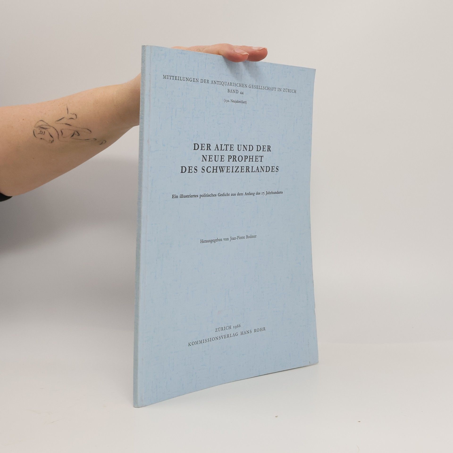 Jean-Pierre Bodmer Der alte und der neue Prophet des Schweizerlandes