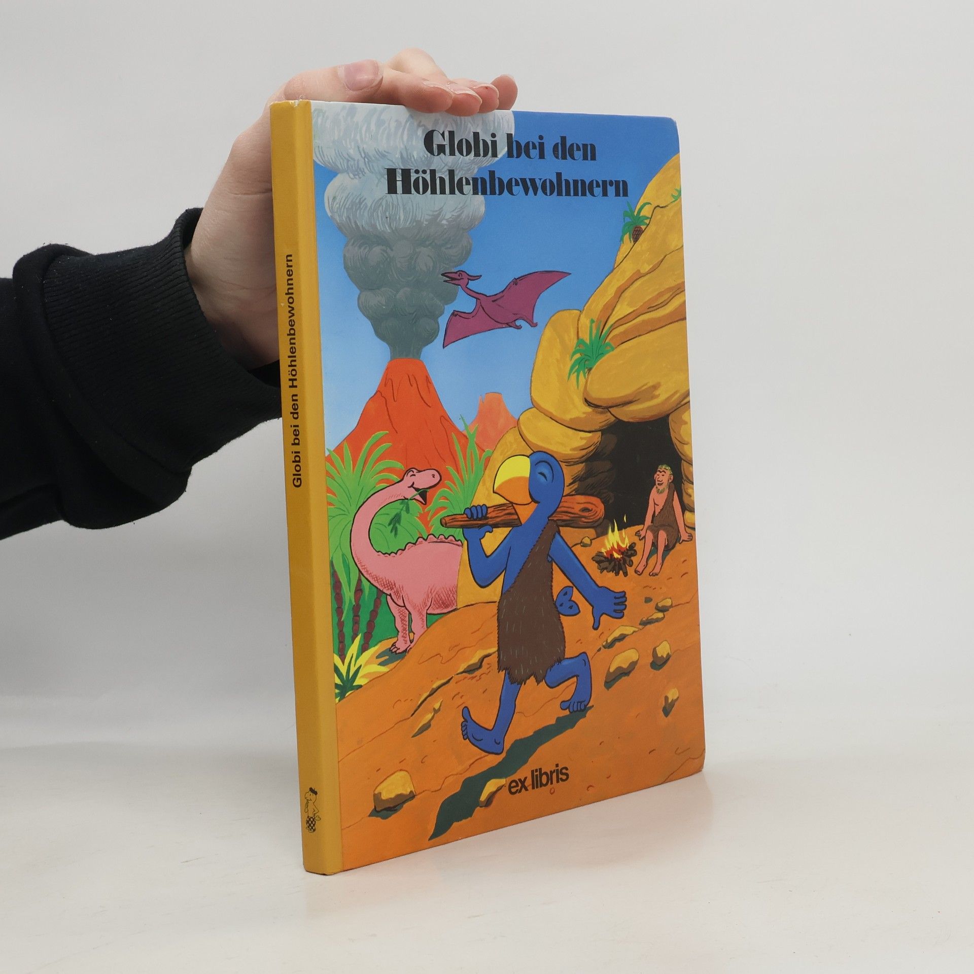 Globi bei den Höhlenbewohnern