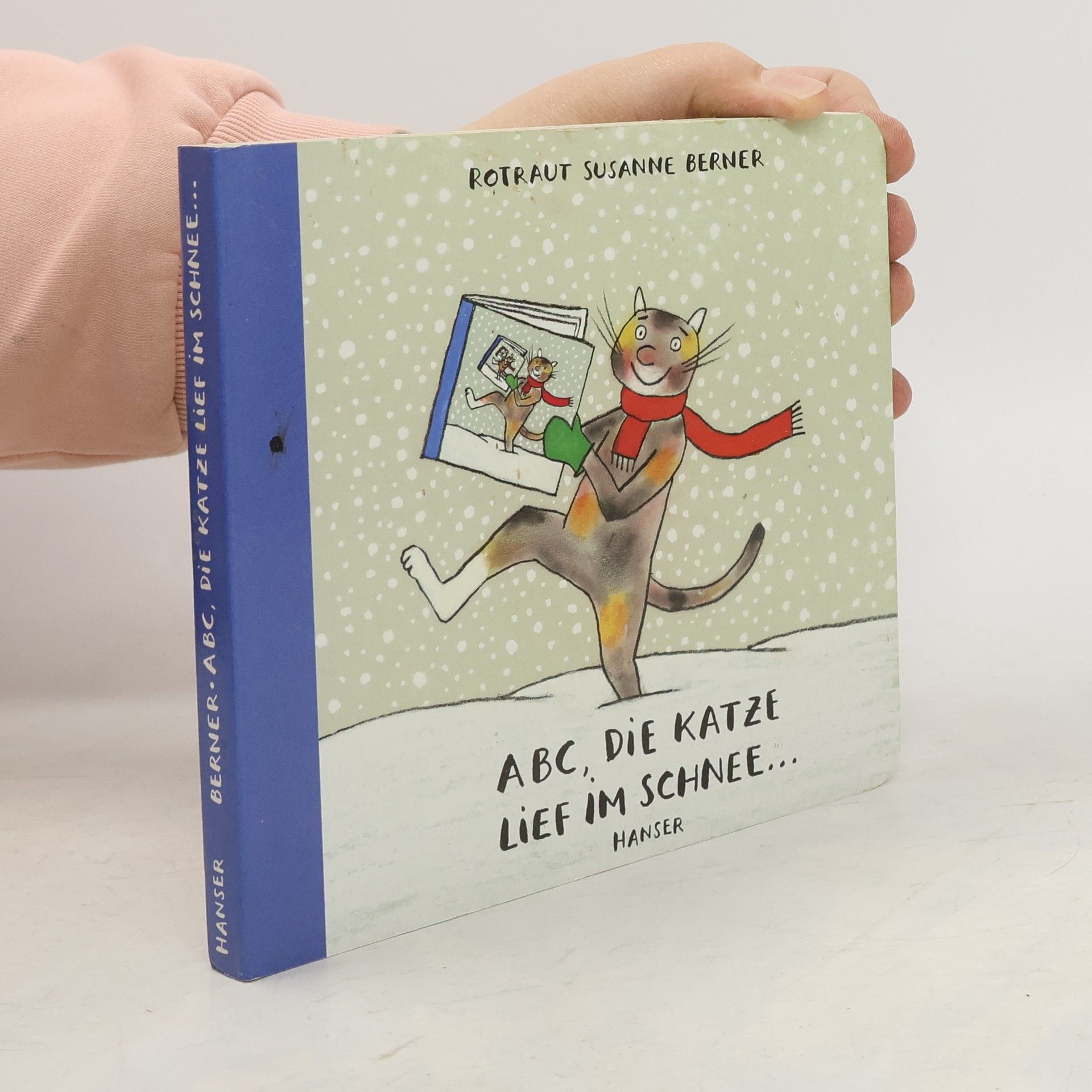 Rotraut Susanne Berner ABC, die Katze lief im Schnee