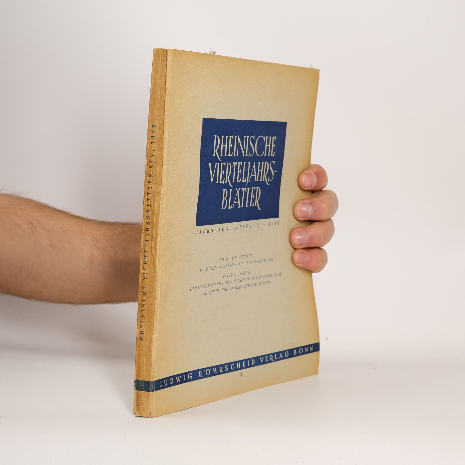 Autorenkollektiv Rheinische Vierteljahrsblätter 1949