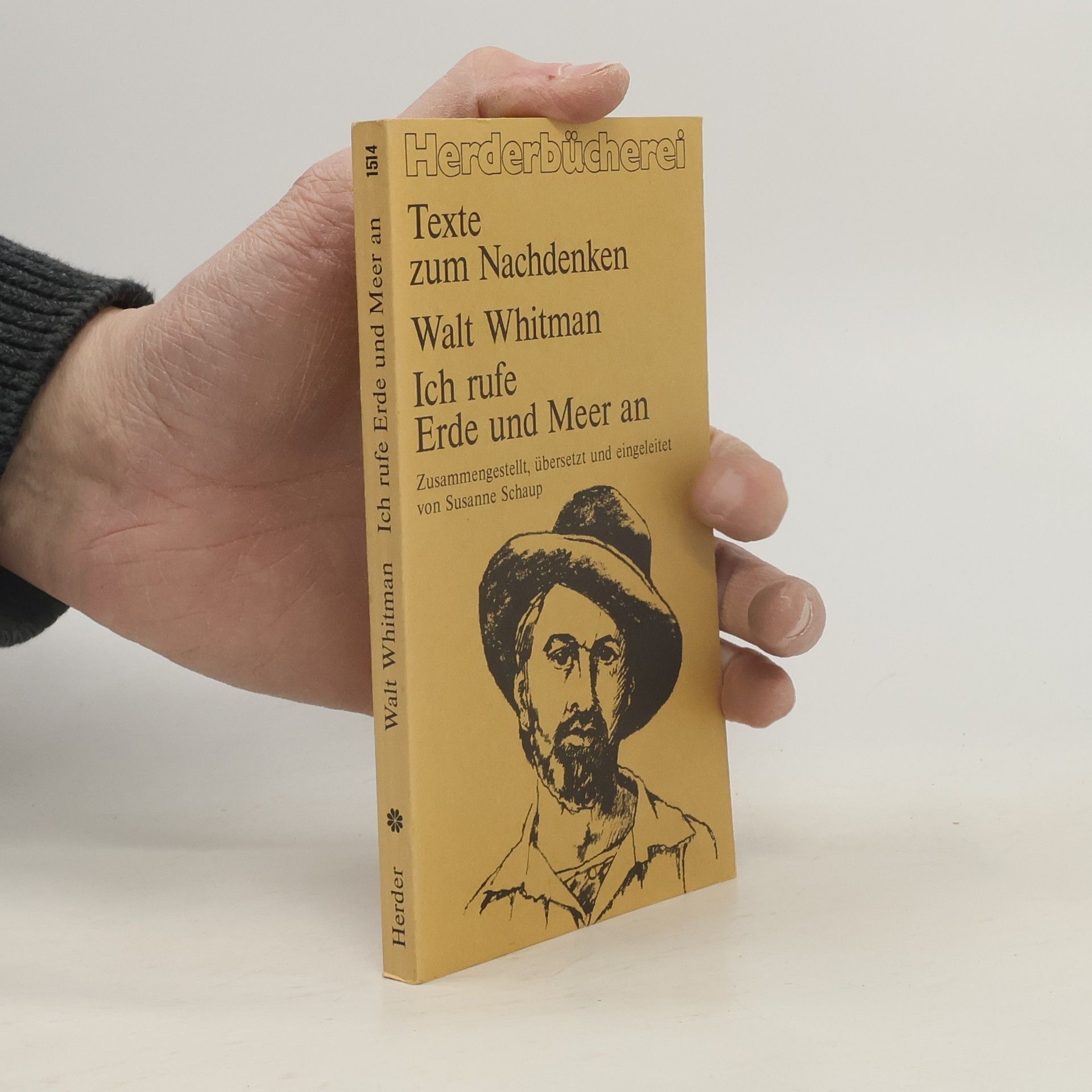 Walt Whitman Ich rufe Erde und Meer an